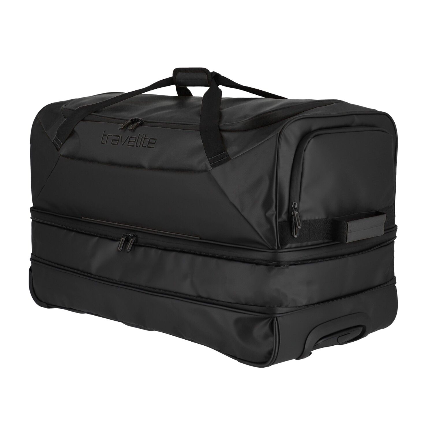 Travelite Basics Plane Rollenreisetasche erweiterbar Schwarz