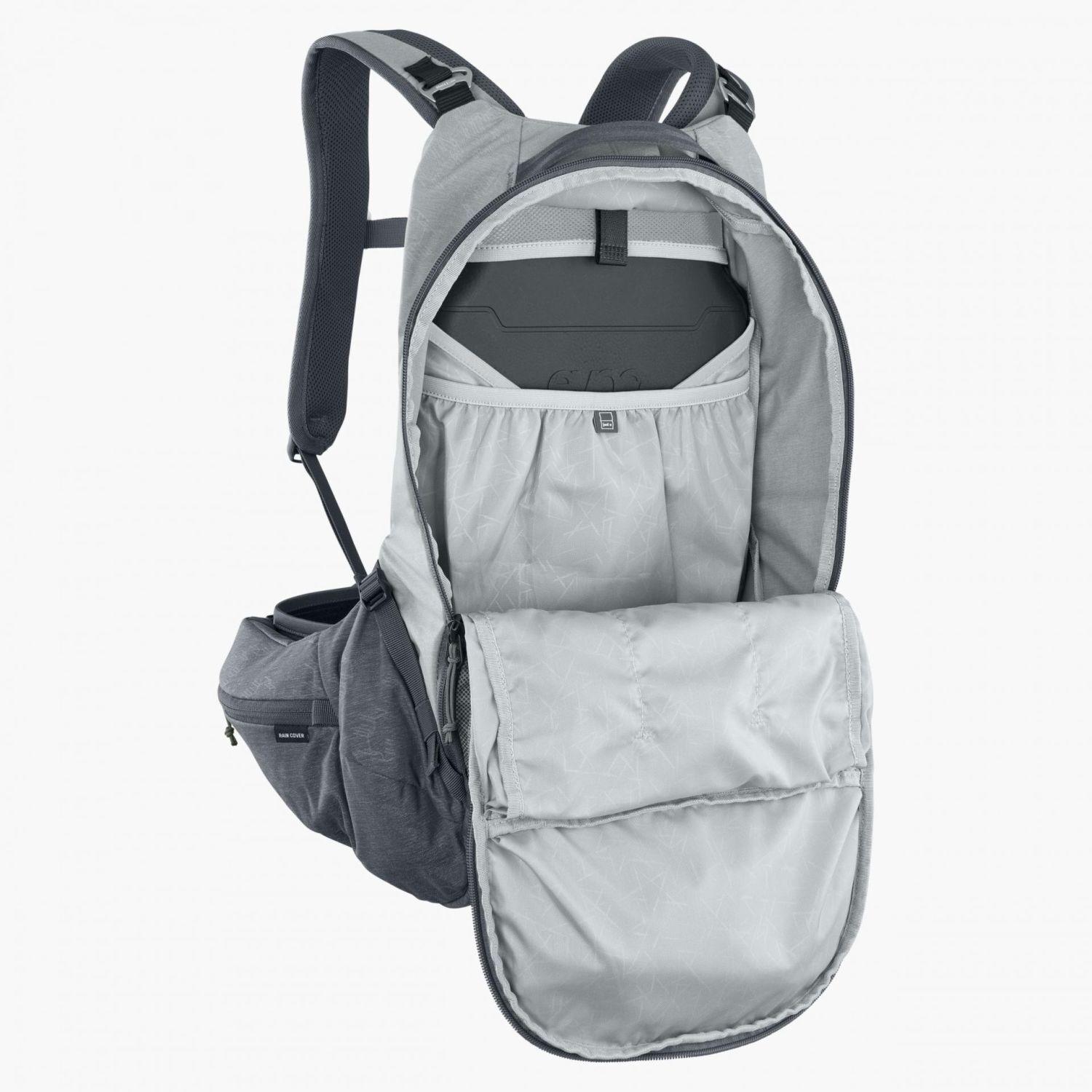 evoc Protector Backpacks Trail Pro 16 S/M Stone - Carbon Grey