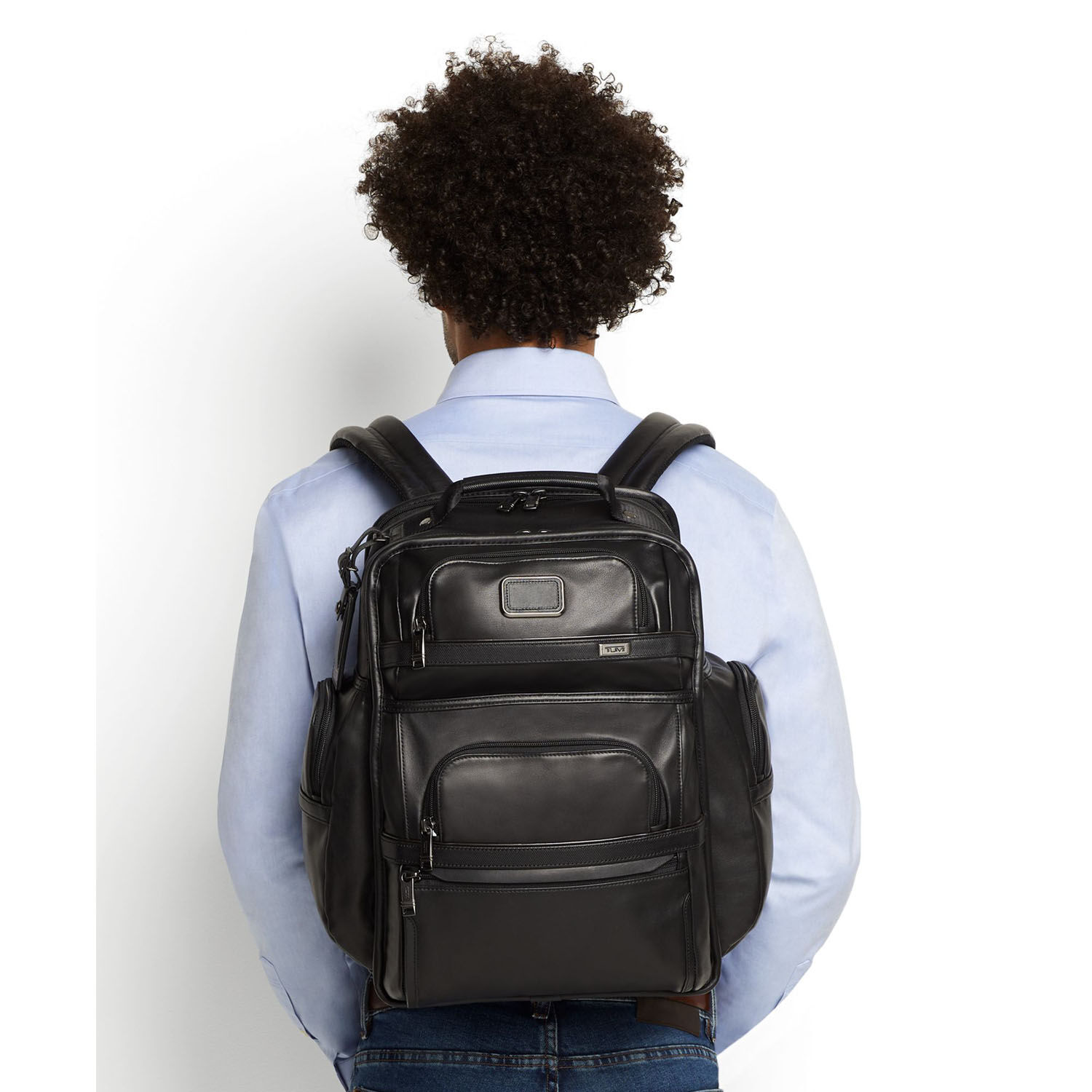 Tumi Alpha 3 Brief Pack® Rucksack Leather 15" + GRATIS HOTELGUTSCHEIN Black Tumi Alpha 3 Brief Pack® Rucksack Leather 15" + GRATIS HOTELGUTSCHEIN Black