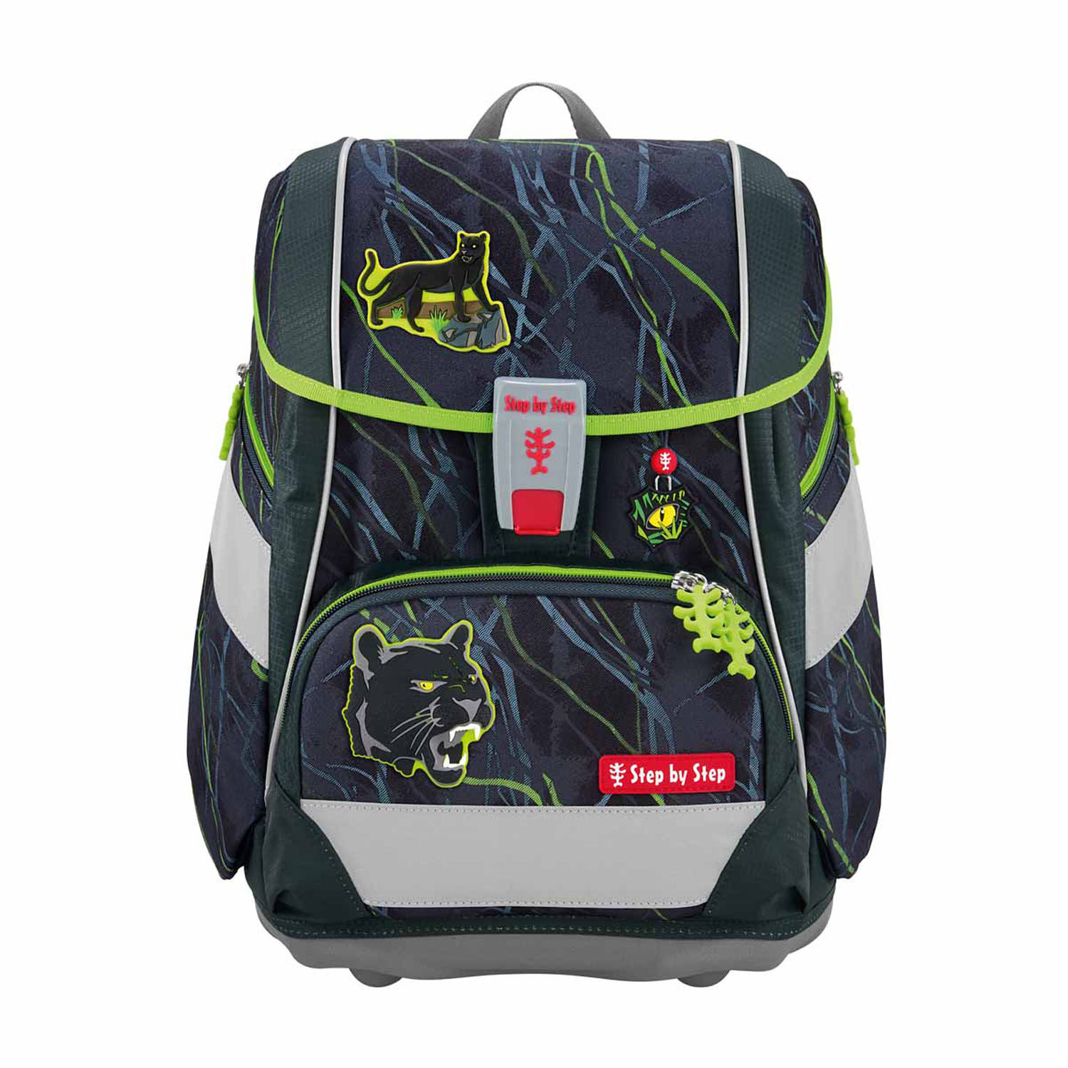 Step by Step 2IN1 PLUS Schulranzen-Set, 6-teilig Danger Cat Chiko