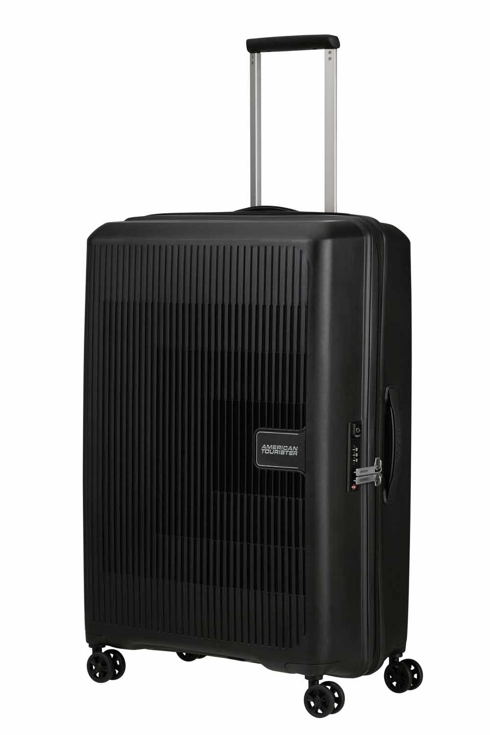 American Tourister AeroStep 77cm Check-in Größe L, erweiterbar Schwarz