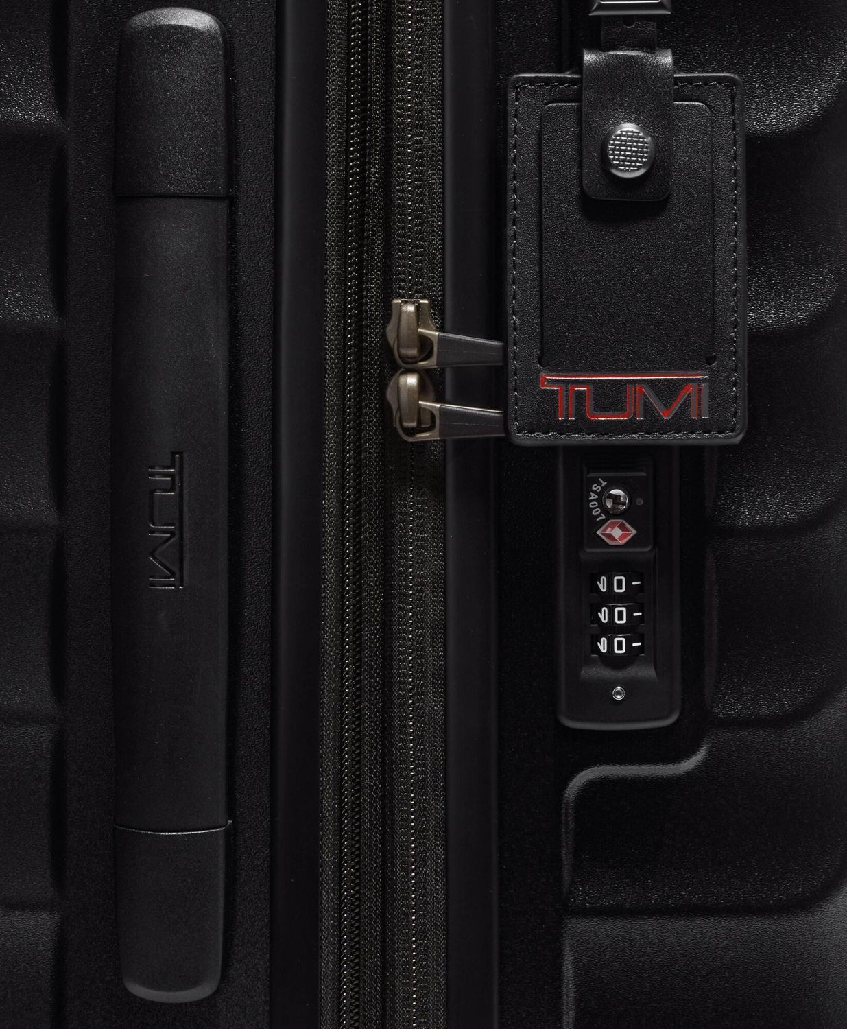 Tumi 19 Degree International Erweiterbarer Handgepäckkoffer 55cm, matte + GRATIS HOTELGUTSCHEIN Black Textured