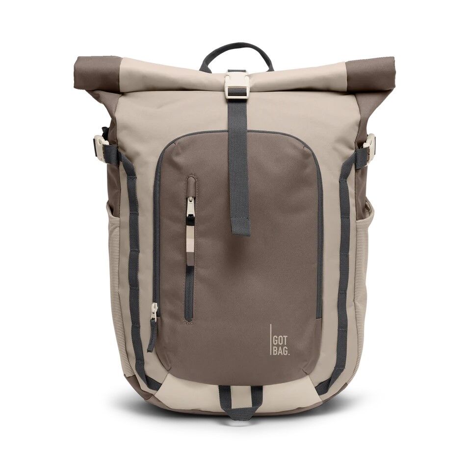 GOT BAG Rolltop Adventure Rucksack, monochrome multi-oyster