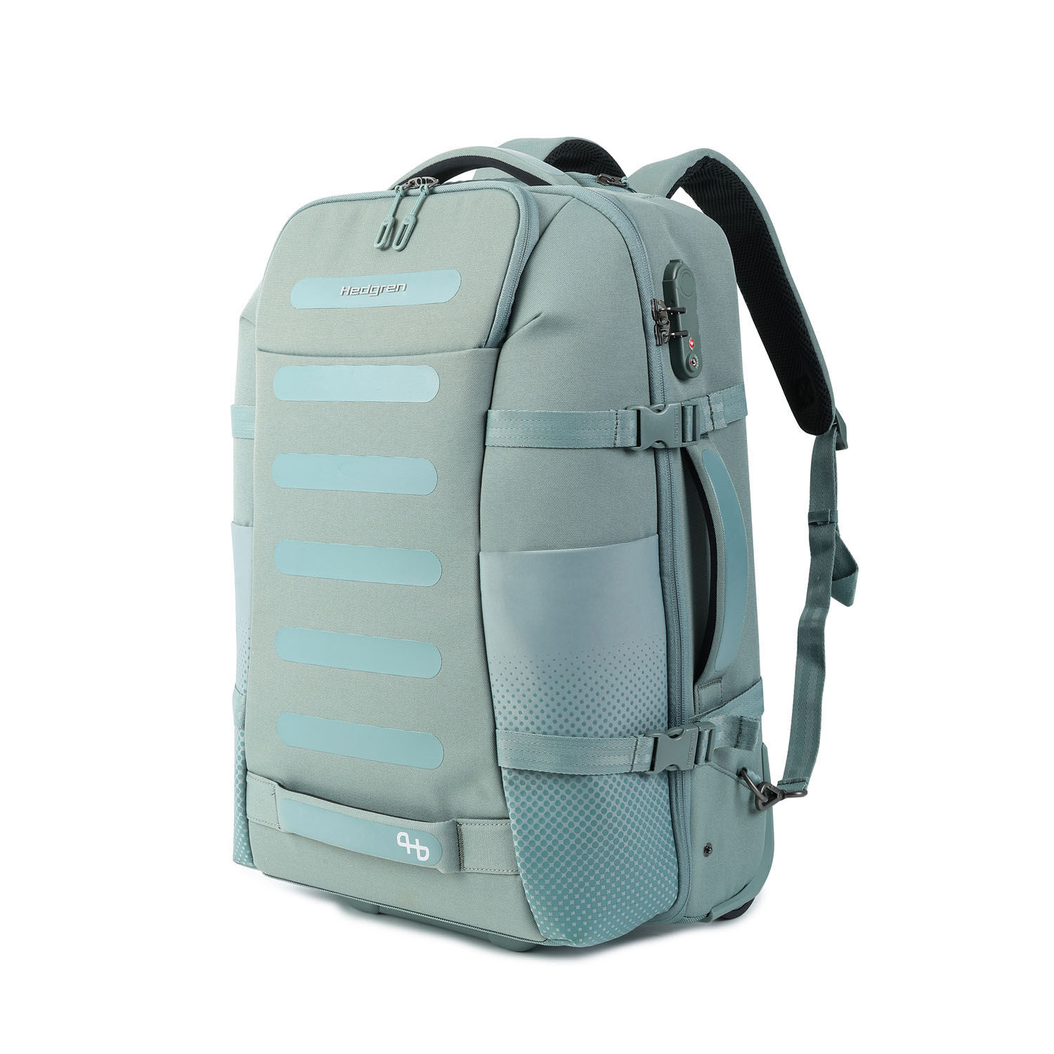 Hedgren Comby MULTY Rucksack mit 2-Rollen Grey-Green