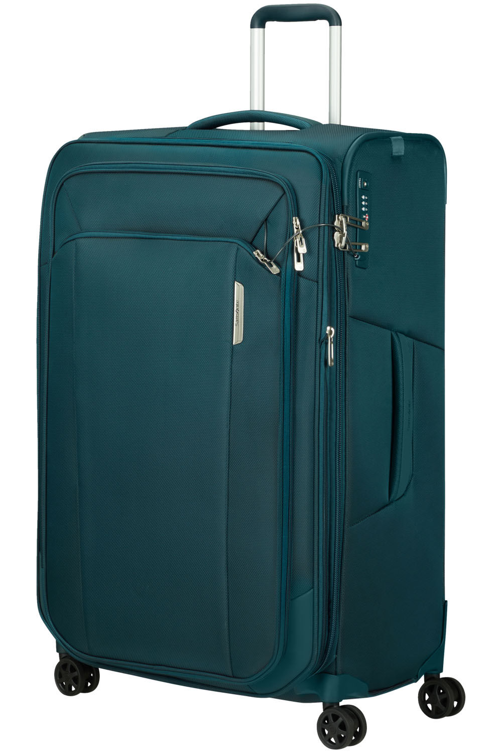 Samsonite Respark Trolley mit 4 Rollen erweiterbar 79cm + GRATIS HOTELGUTSCHEIN Petrol Blue Samsonite Respark Trolley mit 4 Rollen erweiterbar 79cm + GRATIS HOTELGUTSCHEIN Petrol Blue