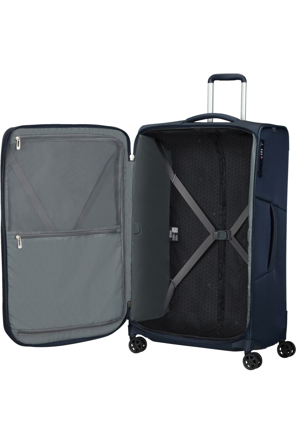 Samsonite Respark Trolley mit 4 Rollen erweiterbar 79cm + GRATIS HOTELGUTSCHEIN Midnight Blue