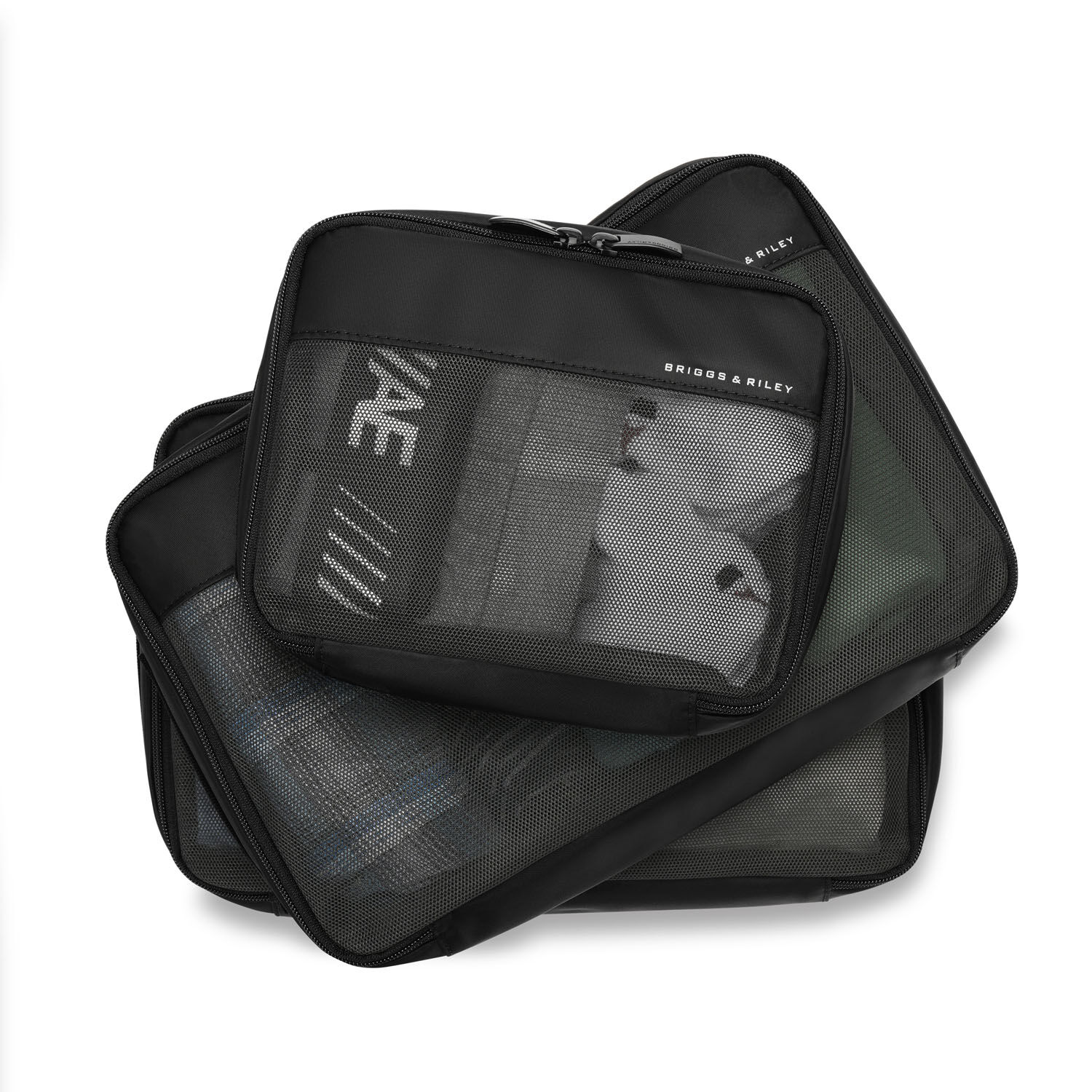 Briggs & Riley Travel Essentials Carry On Packing Cube 3-teilige Set Black