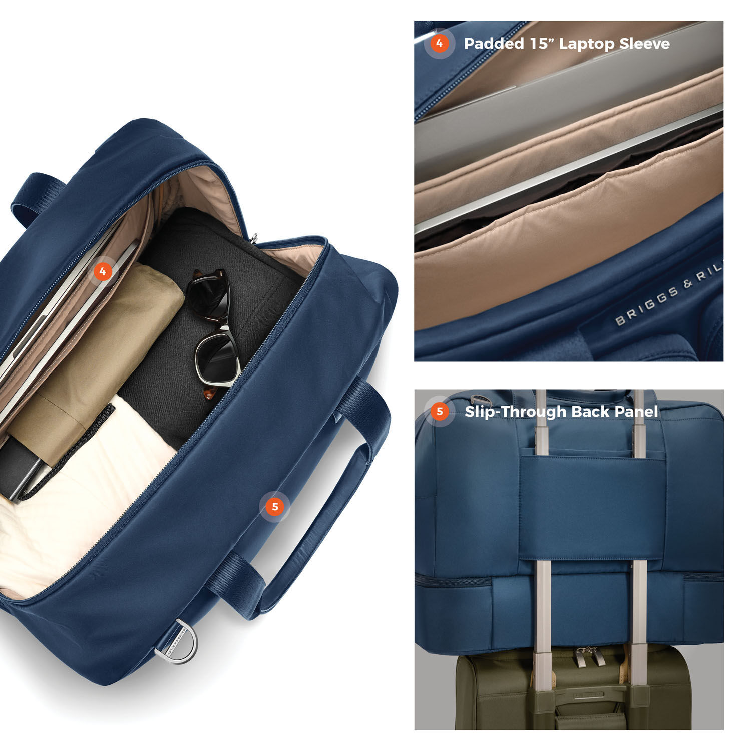 Briggs & Riley Rhapsody Weekender Tote Navy