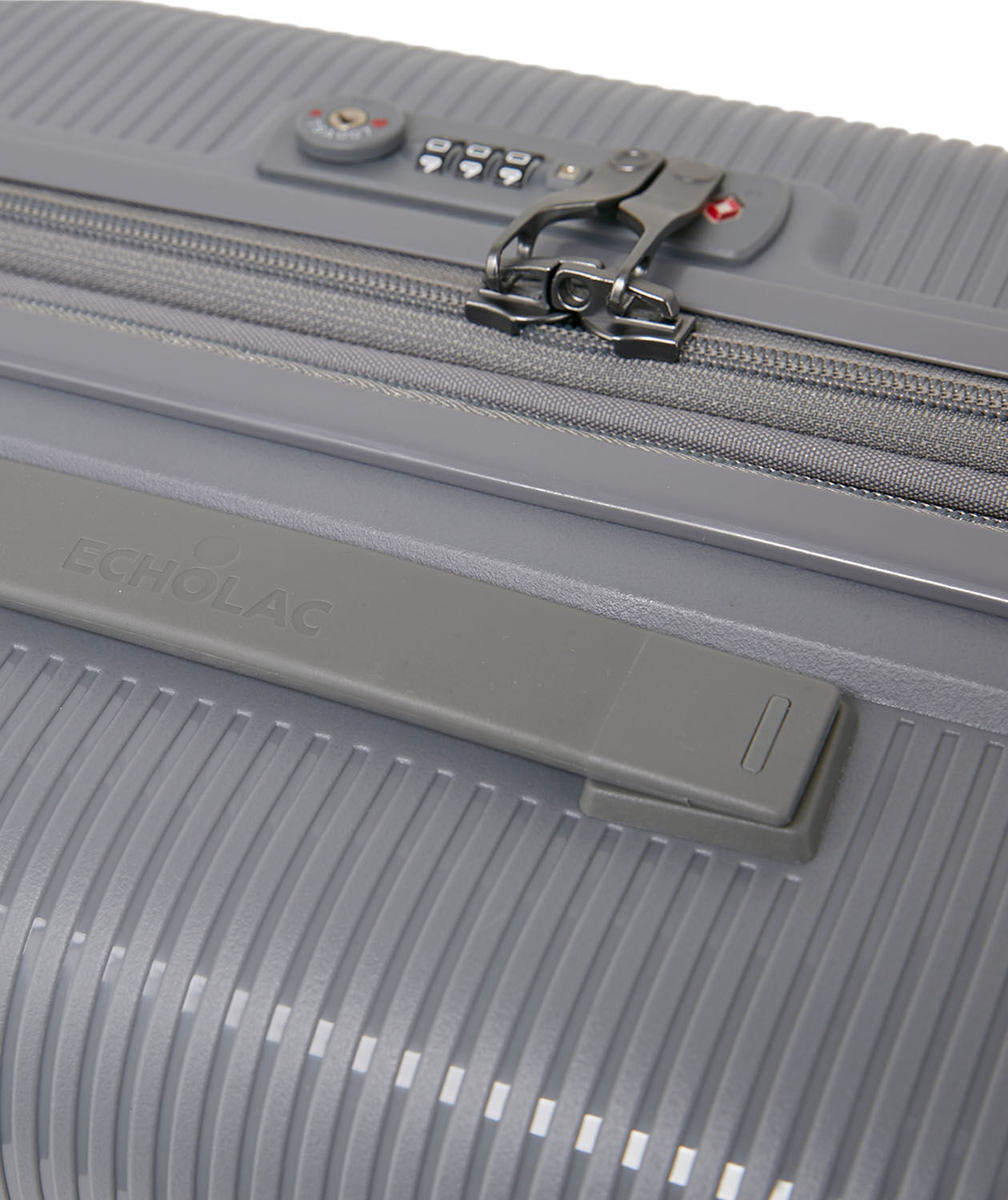 ECHOLAC Forza Koffer L 4-Rollen, erweiterbar Grey