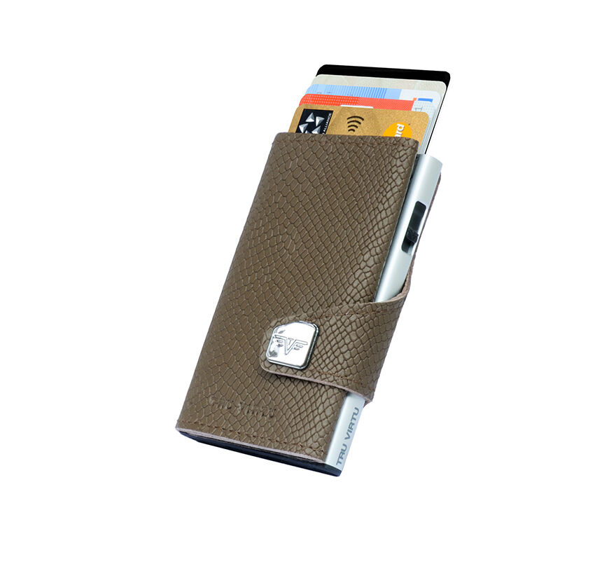 Tru Virtu Click & Slide Wallet *Premium Edition* Cobra Olive Tru Virtu Click & Slide Wallet *Premium Edition* Cobra Olive