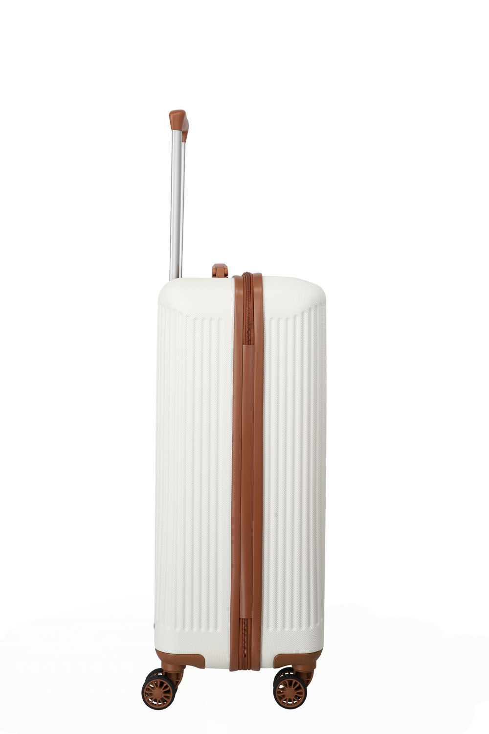 Travelite BALI Trolley M 4-Rollen Weiss/cognac