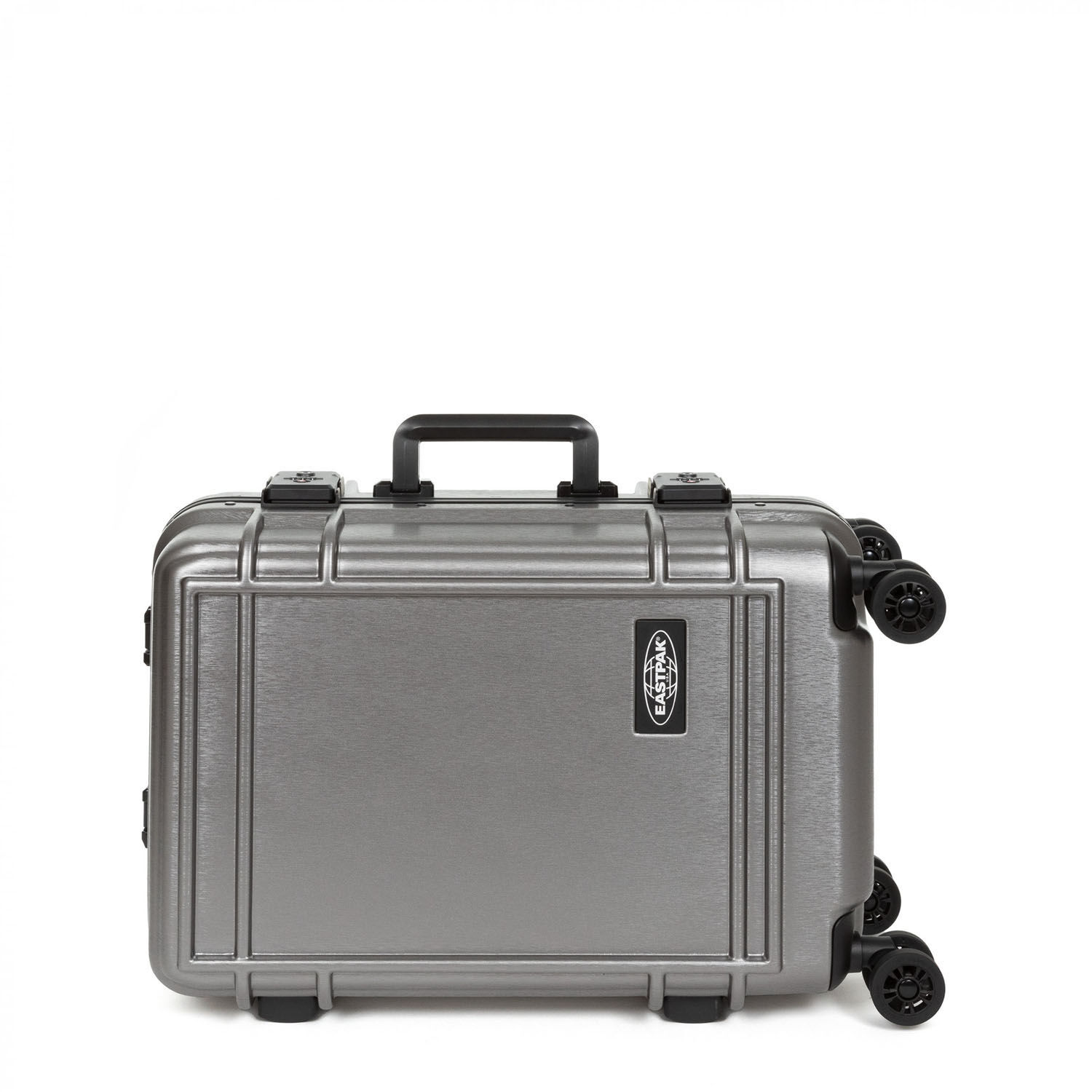 Eastpak RESIST'R CASE S Robuster Hartschalen-Trolley Brushed Metal