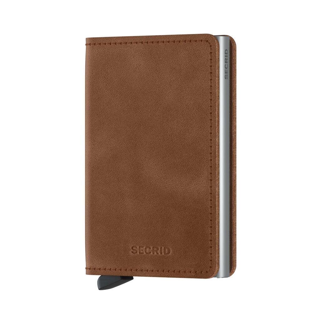 Secrid Slimwallet Vintage SV-Cognac-Silver
