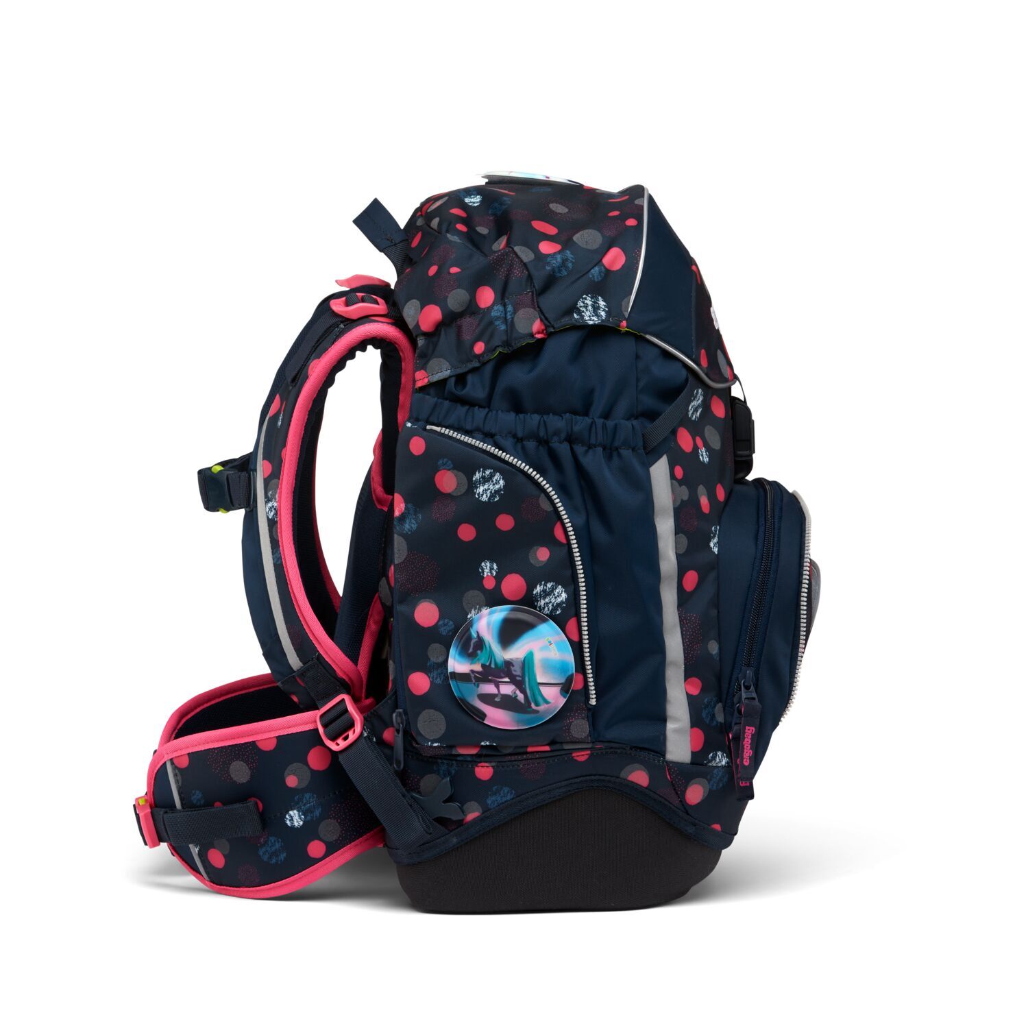ergobag pack Reflective Style 2023 Schulrucksack-Set, 6-tlg. PhantBärsiewelt