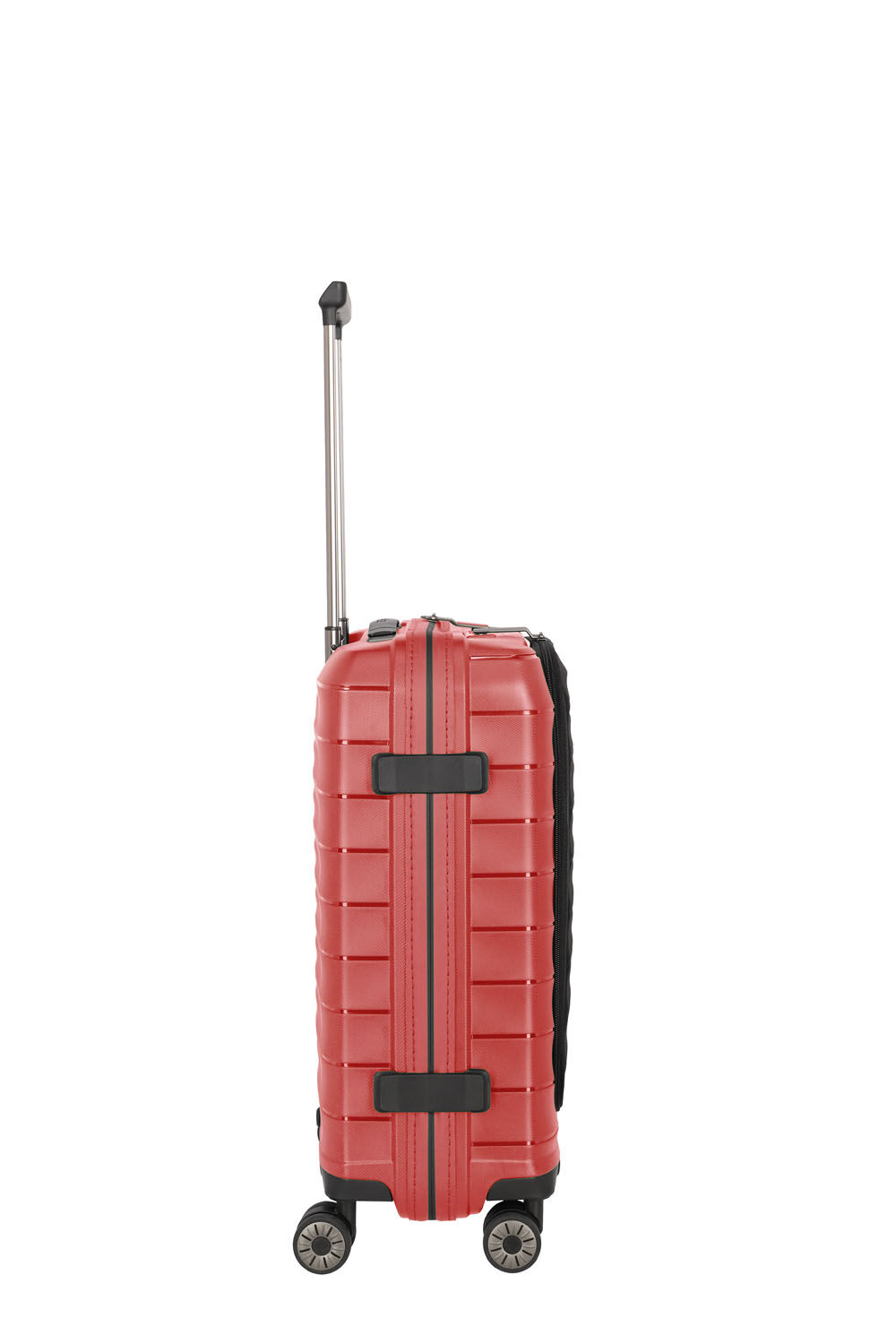 Travelite Mooby Trolley S mit Vortasche, 4-Rollen Rot Travelite Mooby Trolley S mit Vortasche, 4-Rollen Rot