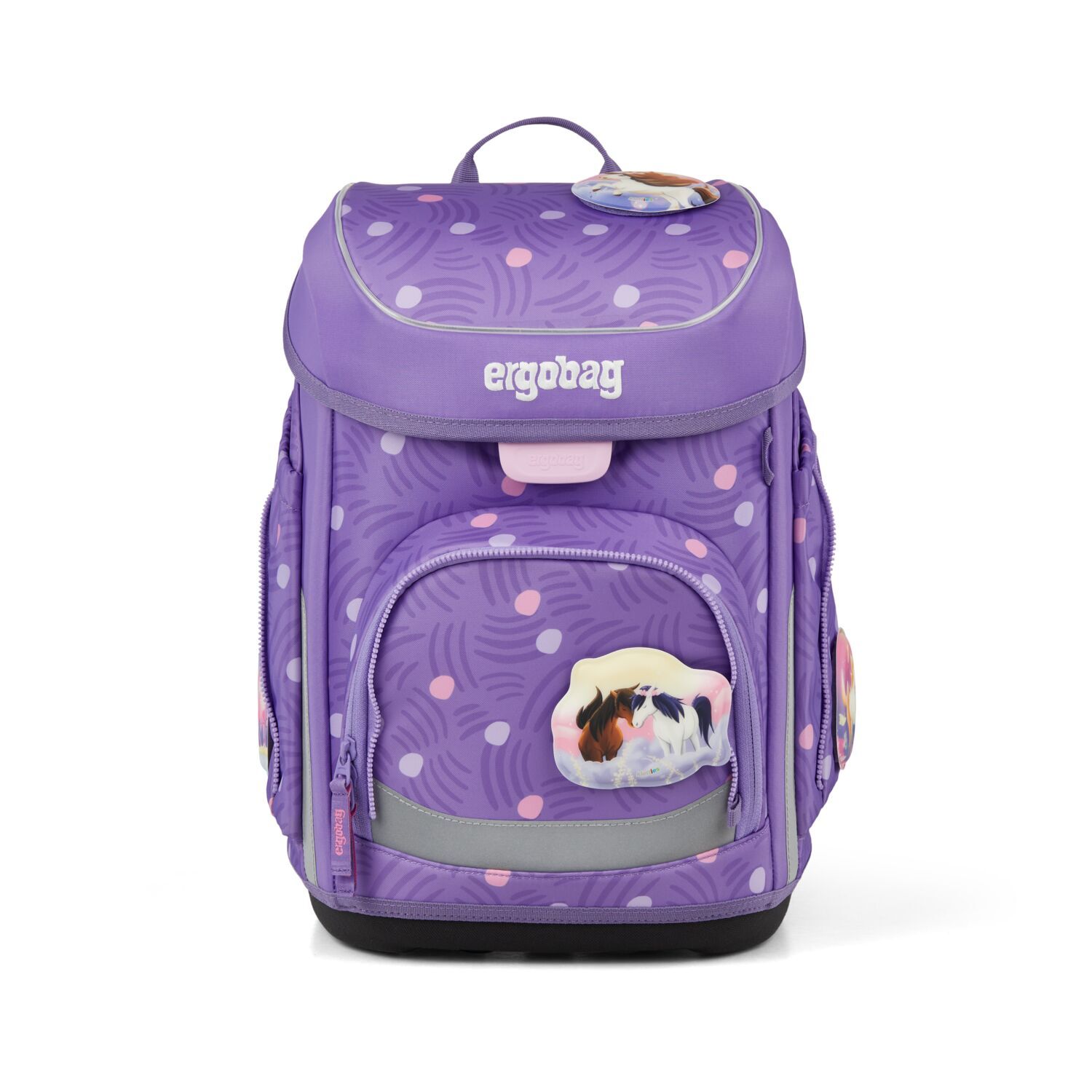 ergobag cubo Schulranzen, 5-teiliges Set, Kollektion 2026 PonyBäradies