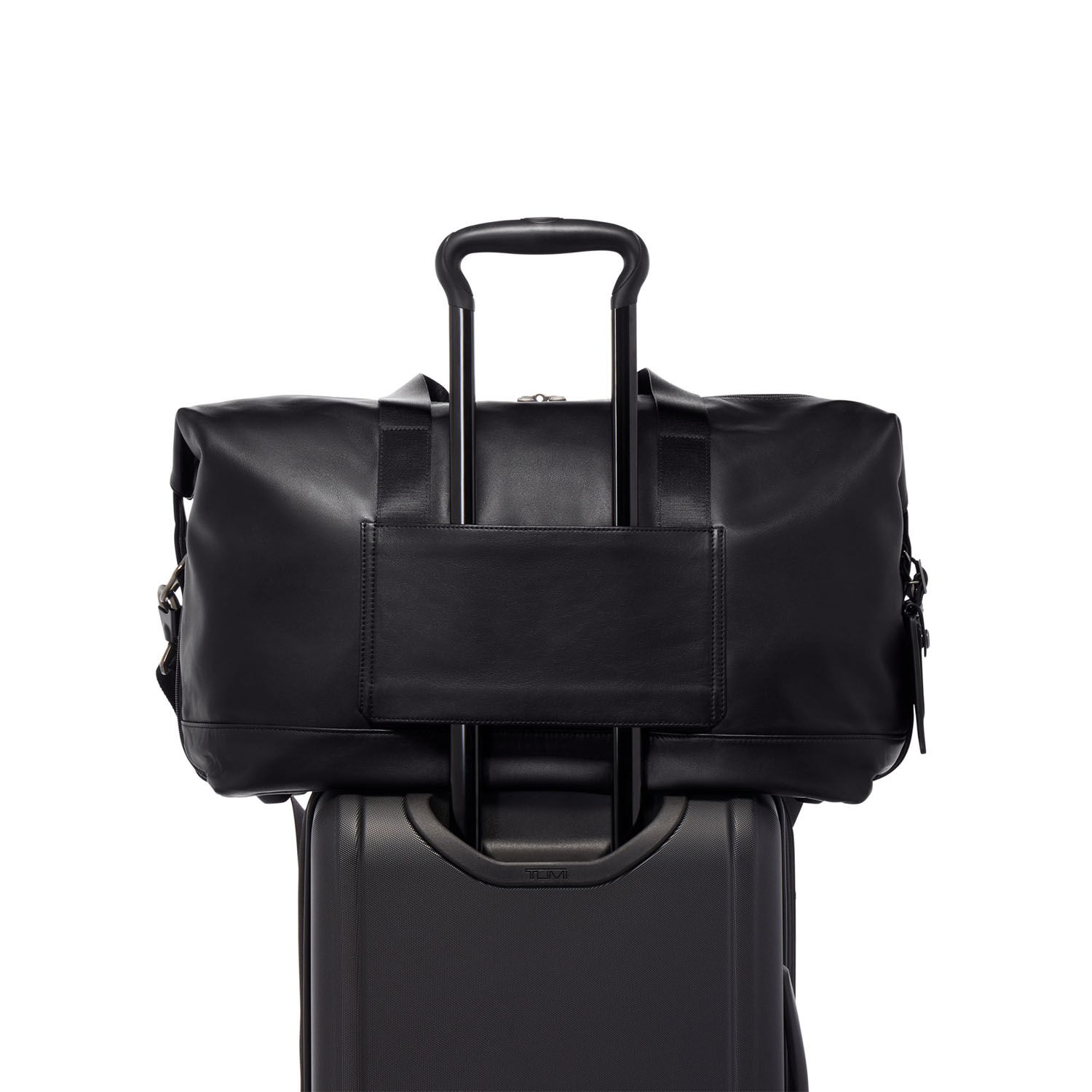 Tumi Alpha 3 Double Expansion Leder-Reisetasche + GRATIS HOTELGUTSCHEIN Black