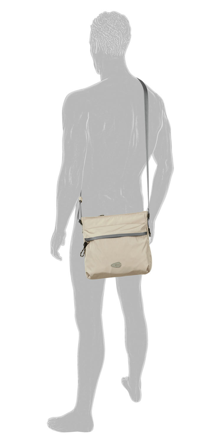 Camel Active Terra Cross Bag S aus recyceltem Nylon 4226 Beige