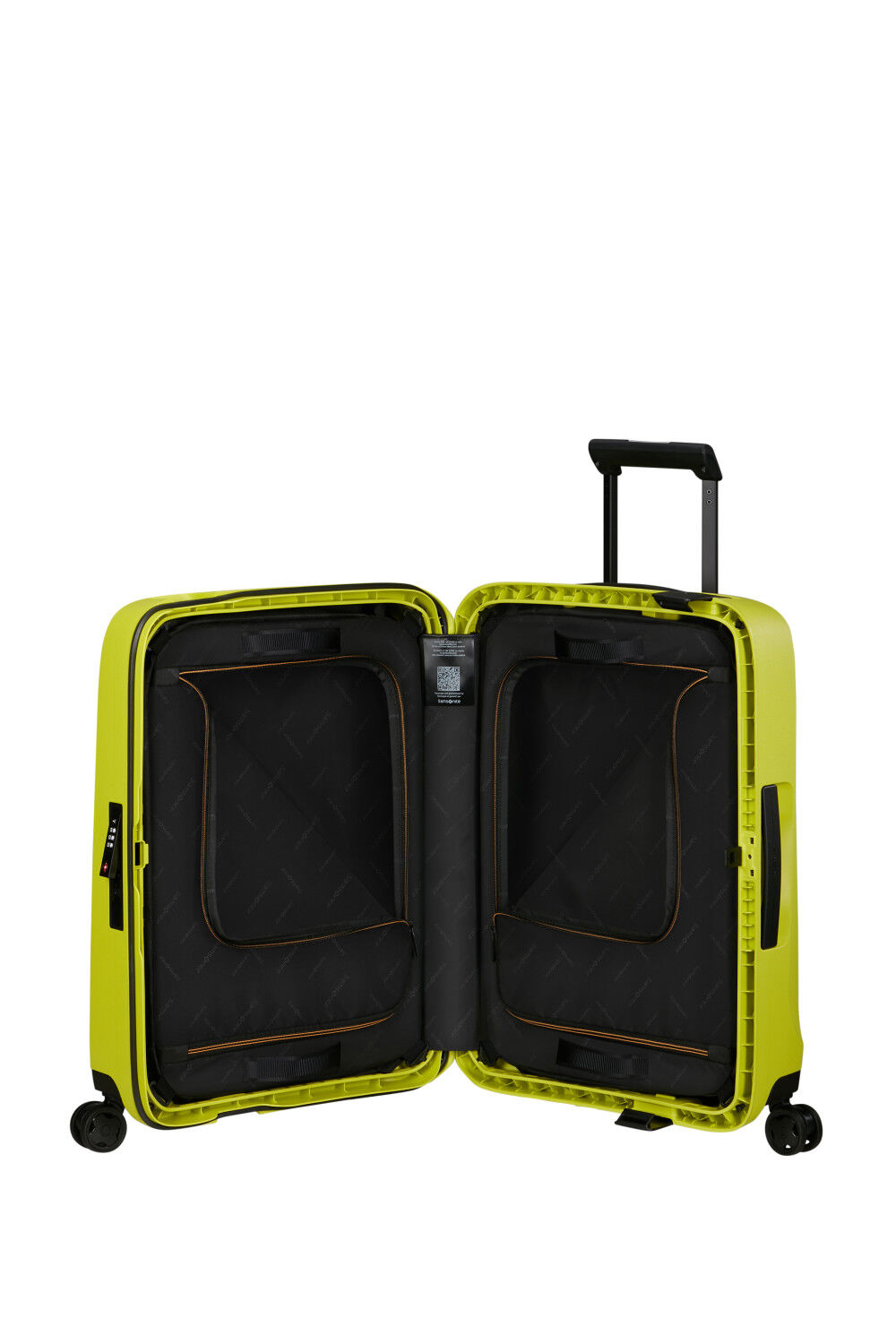 Samsonite Essens Trolley mit 4 Rollen 55cm + GRATIS HOTELGUTSCHEIN Lime