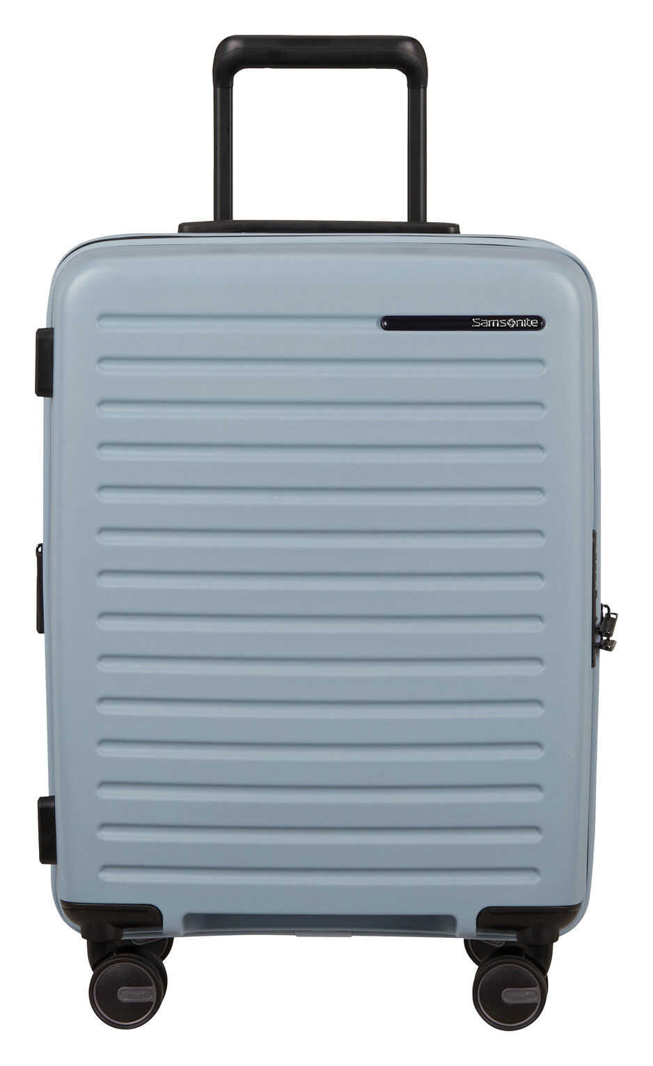 Samsonite Restackd Trolley mit 4 Rollen erweiterbar 55cm Fog Blue
