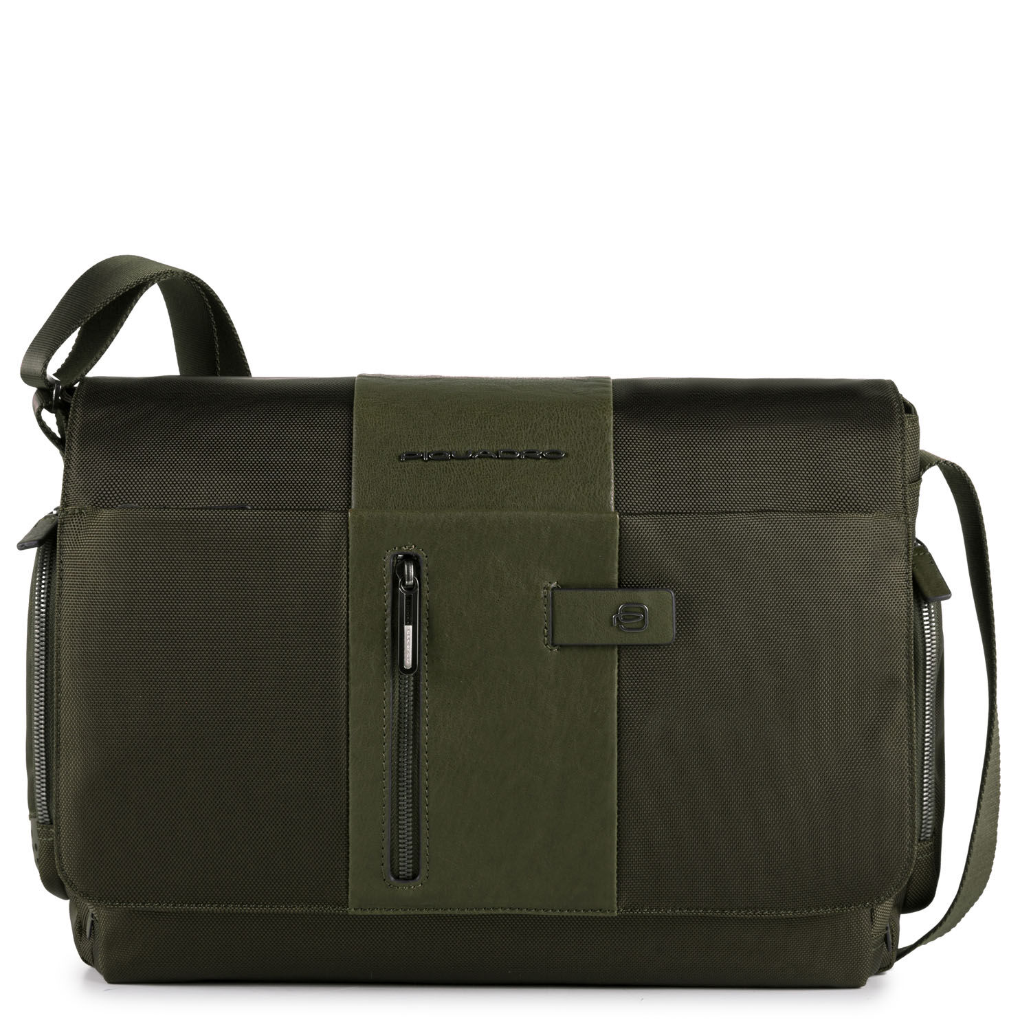 Piquadro Brief Kuriertasche mit Laptopfach 14" grün Piquadro Brief Kuriertasche mit Laptopfach 14" grün