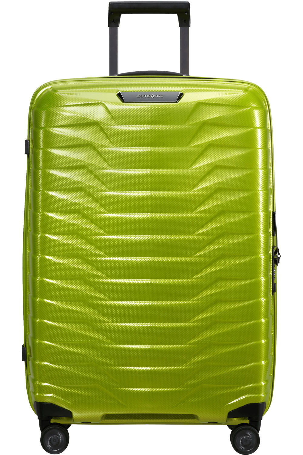 Samsonite Proxis Trolley mit 4 Rollen 69cm + GRATIS HOTELGUTSCHEIN Lime