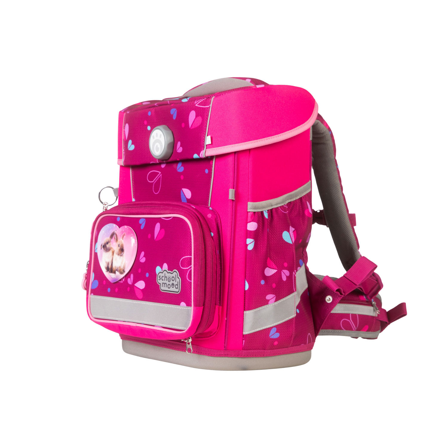 School-Mood Champion Pro 7-tlg. Schulranzenset Klara (Häschen)