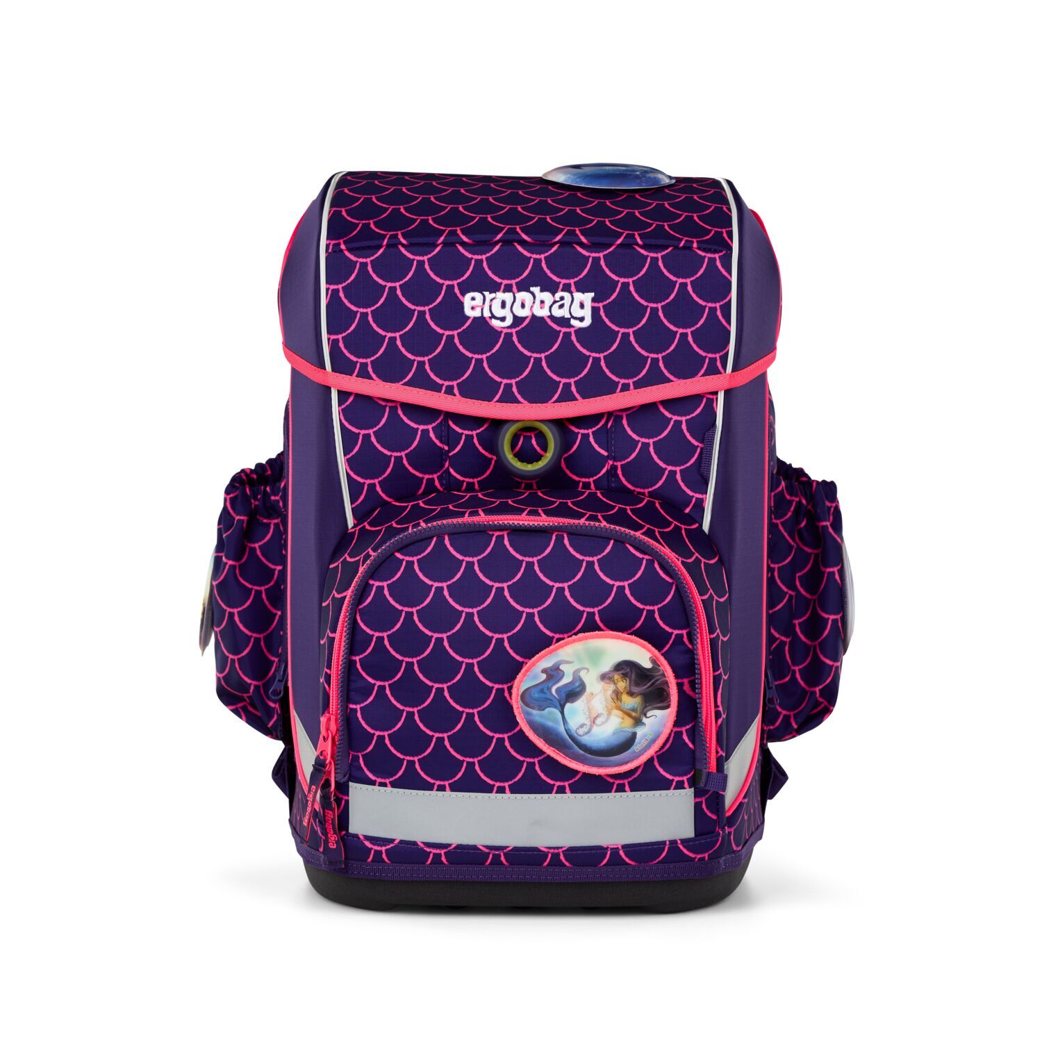 ergobag cubo light LUMI Edition Schulranzen Set 6-teilig 2025 PerlentauchBär