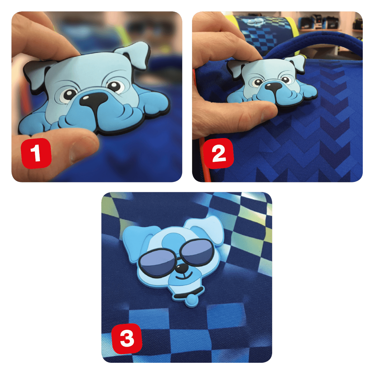 McNeill Schulzubehör McTaggies, Set 3-teilig Soccer