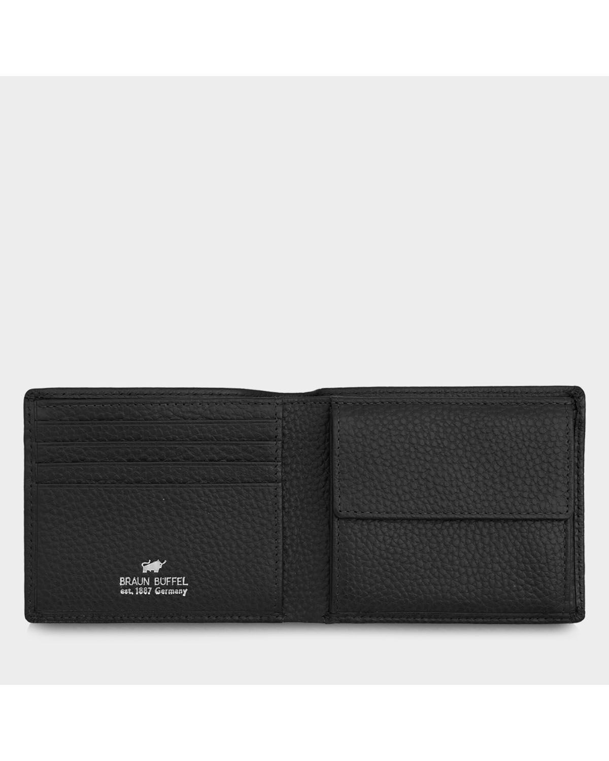 Braun Büffel Theo RFID Geldbörse 4+4CS schwarz