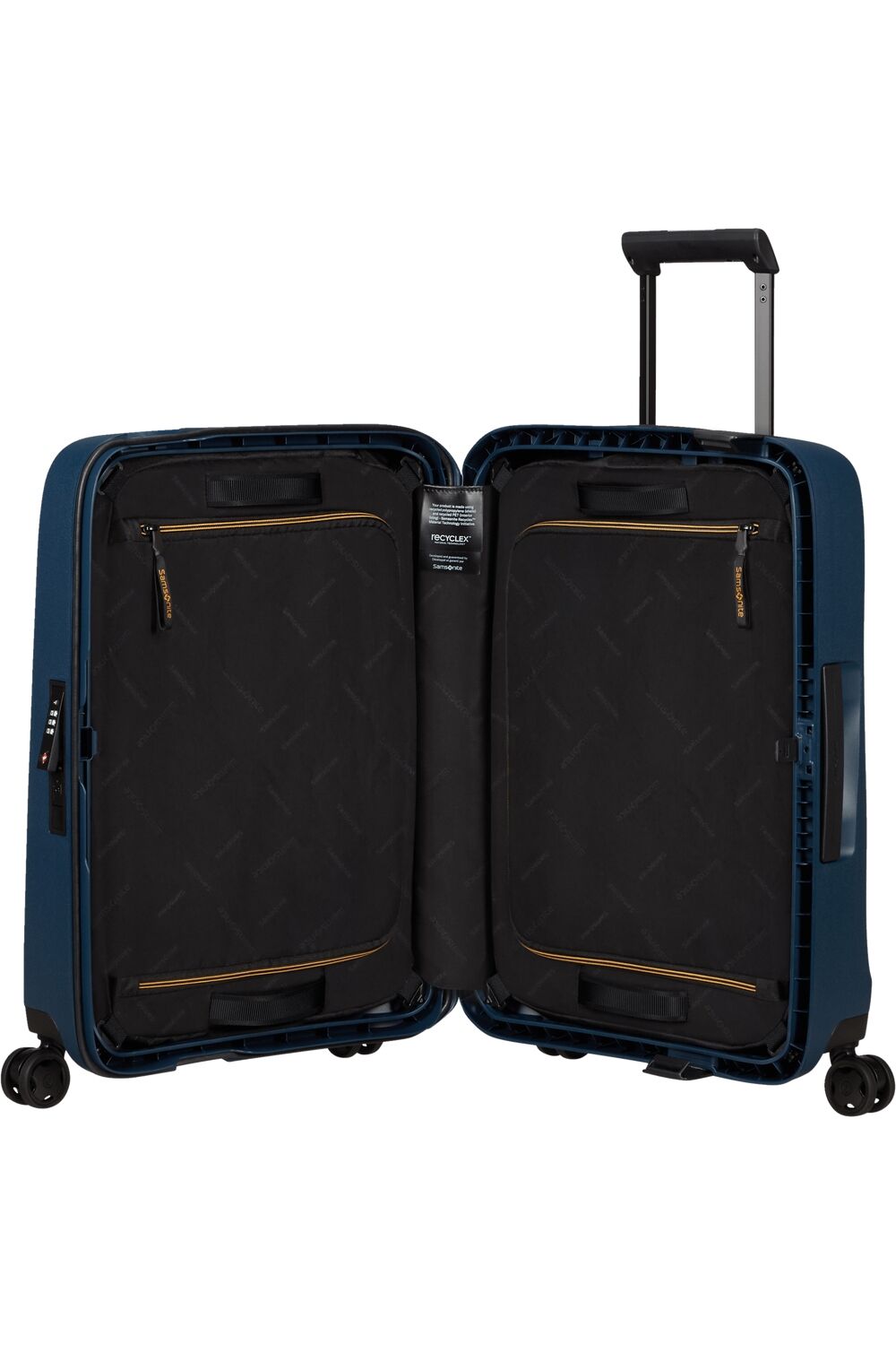 Samsonite Essens Trolley mit 4 Rollen 55cm + GRATIS HOTELGUTSCHEIN Midnight Blue