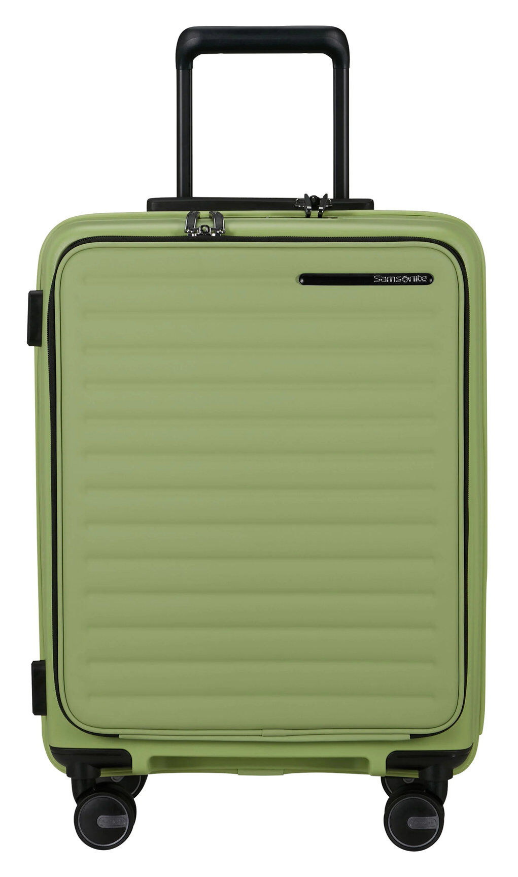 Samsonite Restackd EASY ACCESS Trolley mit 4 Rollen erweiterbar 55cm Wasabi