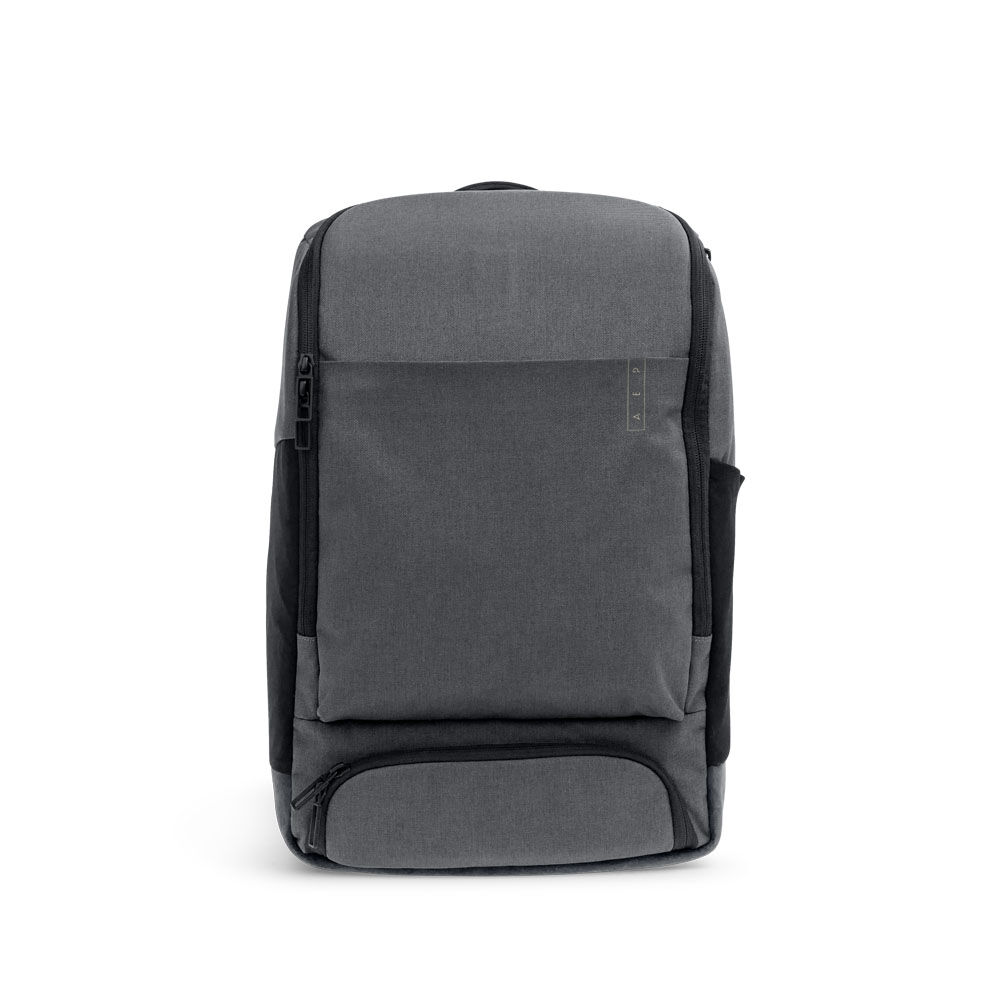 A E P Alpha *Sleek* Business Backpack mit Laptopfach Storm Grey
