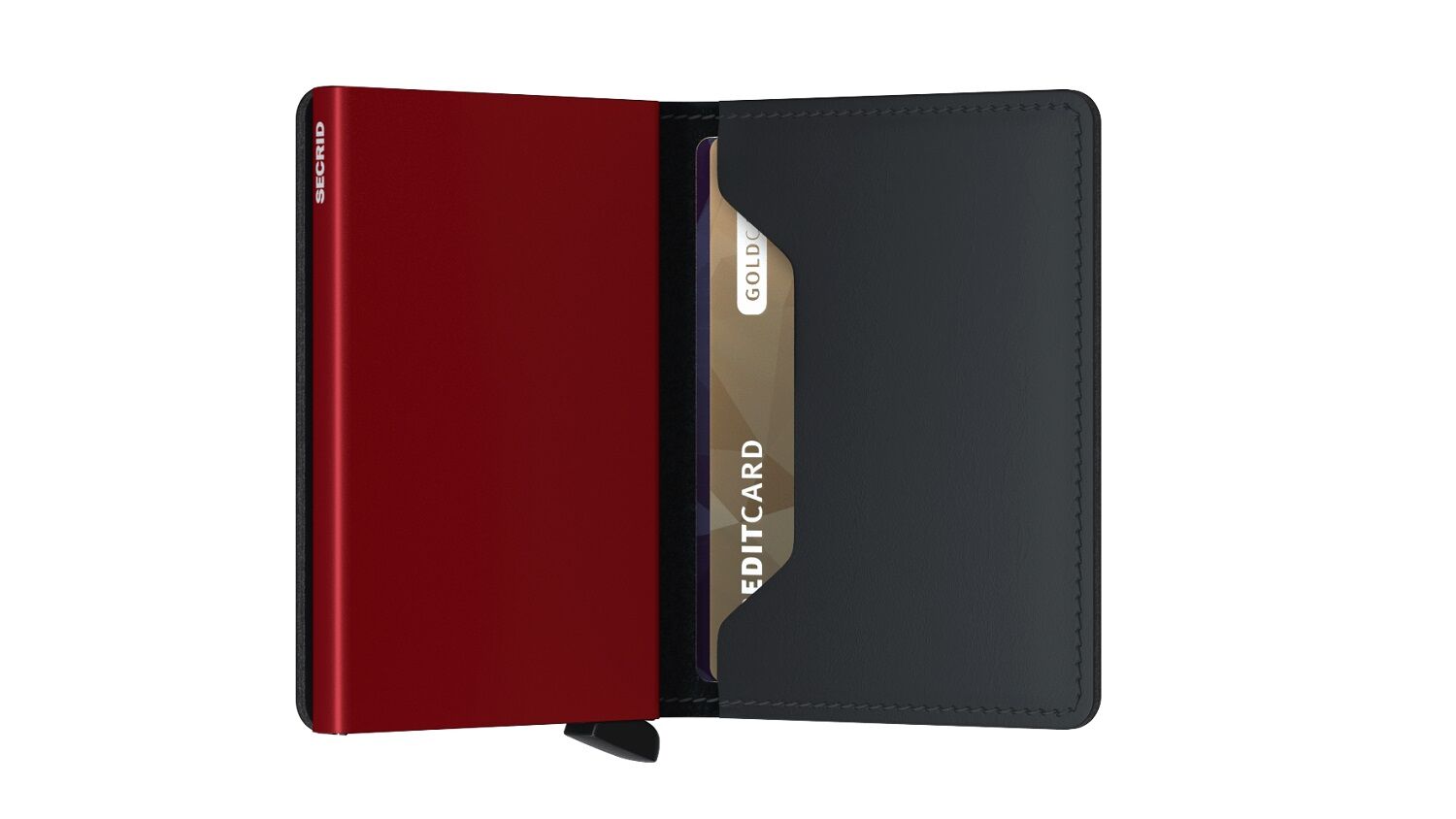Secrid Slimwallet Matte SM-Black & Red