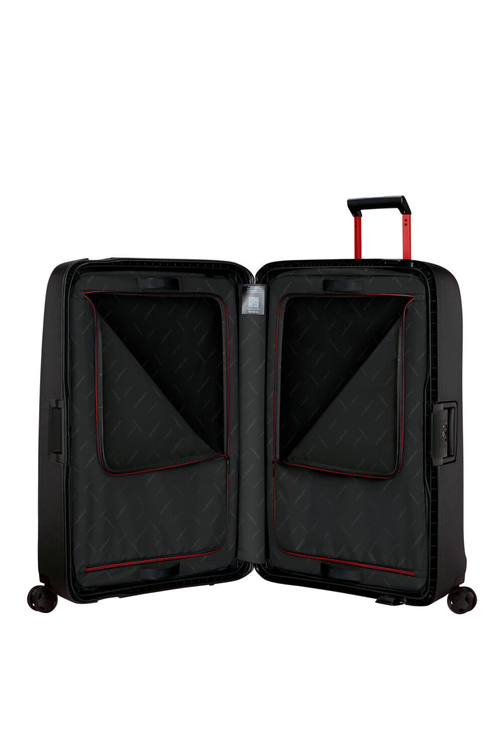 Samsonite Essens Trolley mit 4 Rollen 81cm + GRATIS HOTELGUTSCHEIN Charcoal/Red Samsonite Essens Trolley mit 4 Rollen 81cm + GRATIS HOTELGUTSCHEIN Charcoal/Red