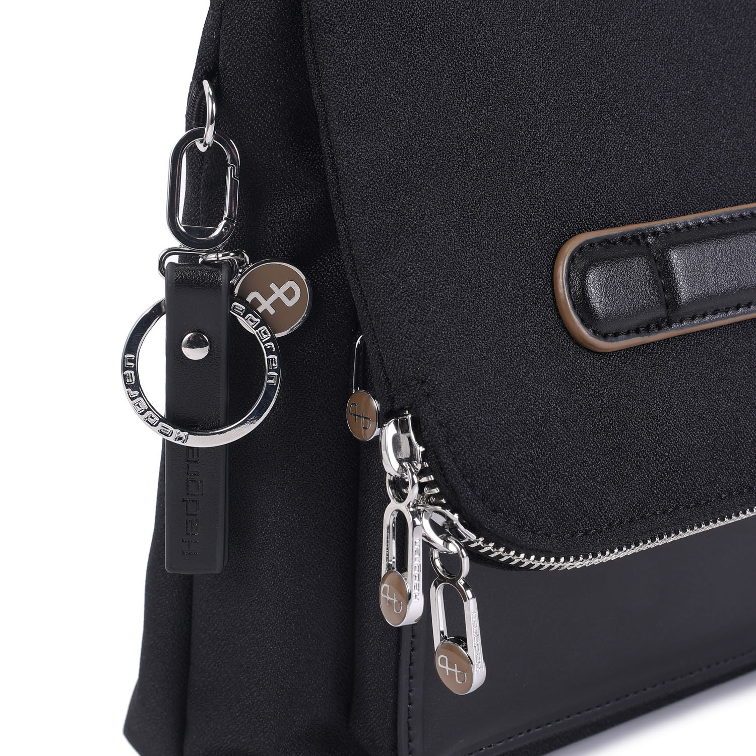 Hedgren Fika FRAPPE Handbag Flap + RFID Black