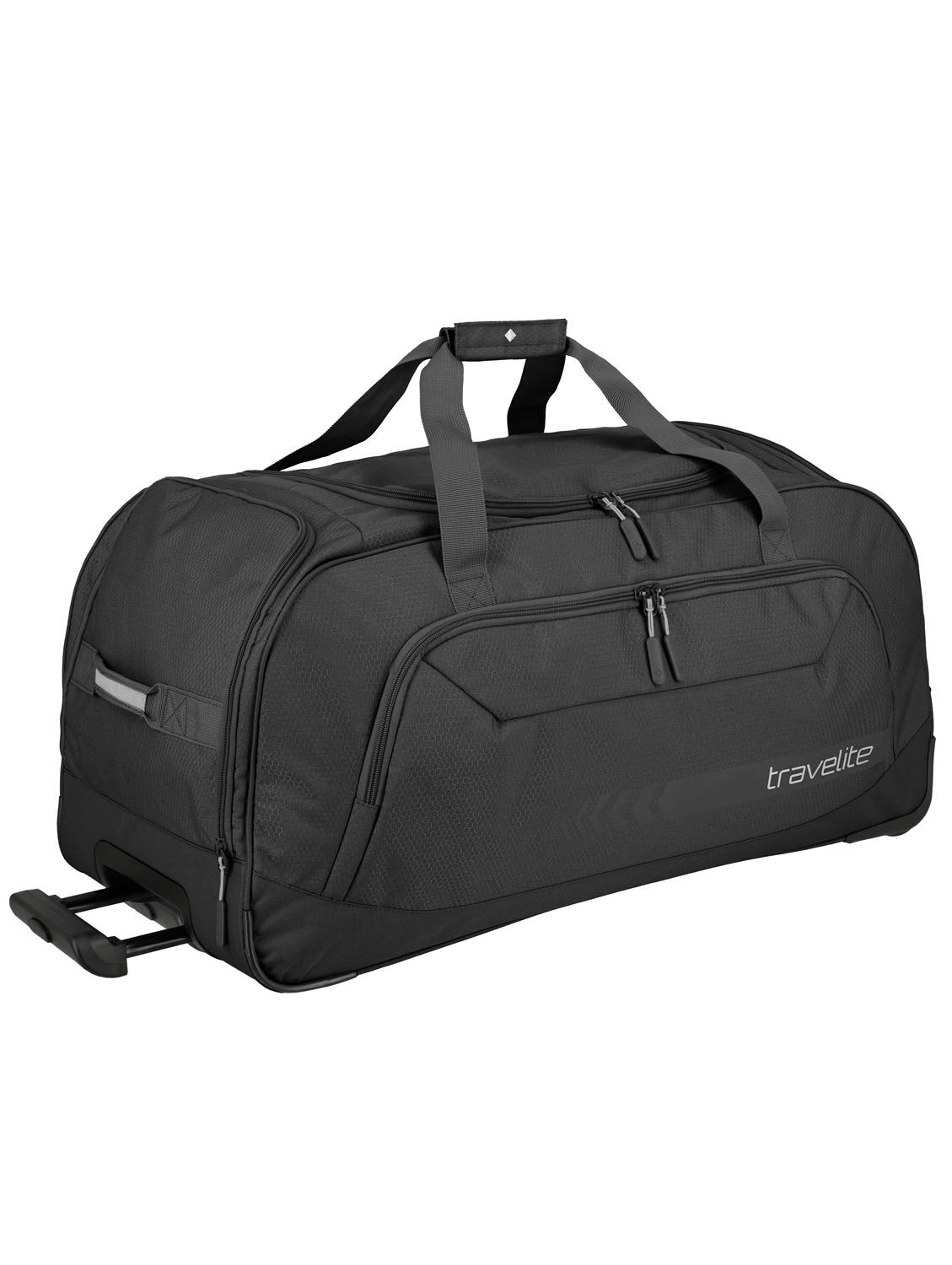 Travelite Kick Off Rollenreisetasche XL Schwarz