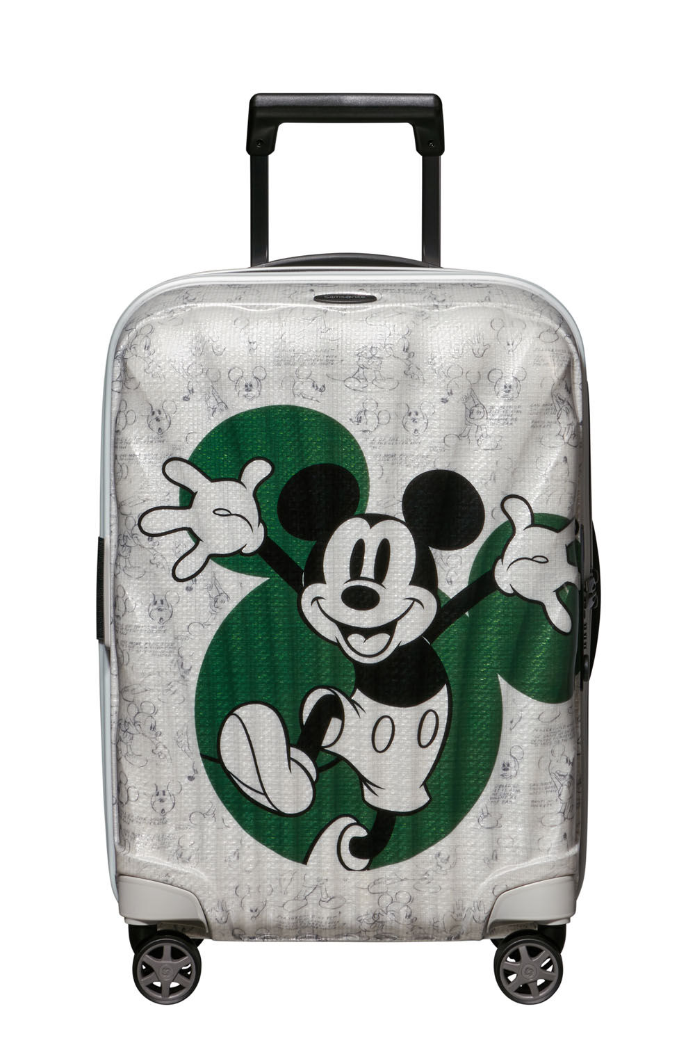 Samsonite C-Lite Disney Trolley mit 4 Rollen Erweiterbar 55cm Hello Mickey Mouse