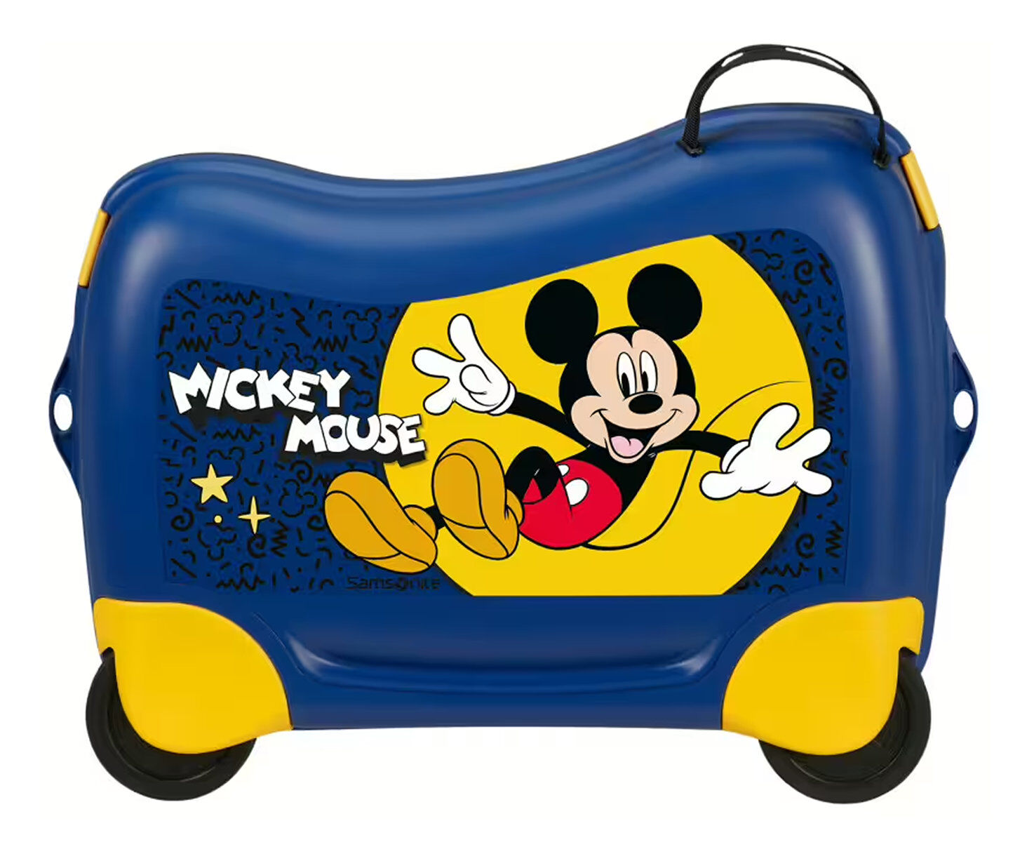 Samsonite Dream2go Disney Ride-On Suitcase, Trolley mit 4 Rollen Mickey Happy