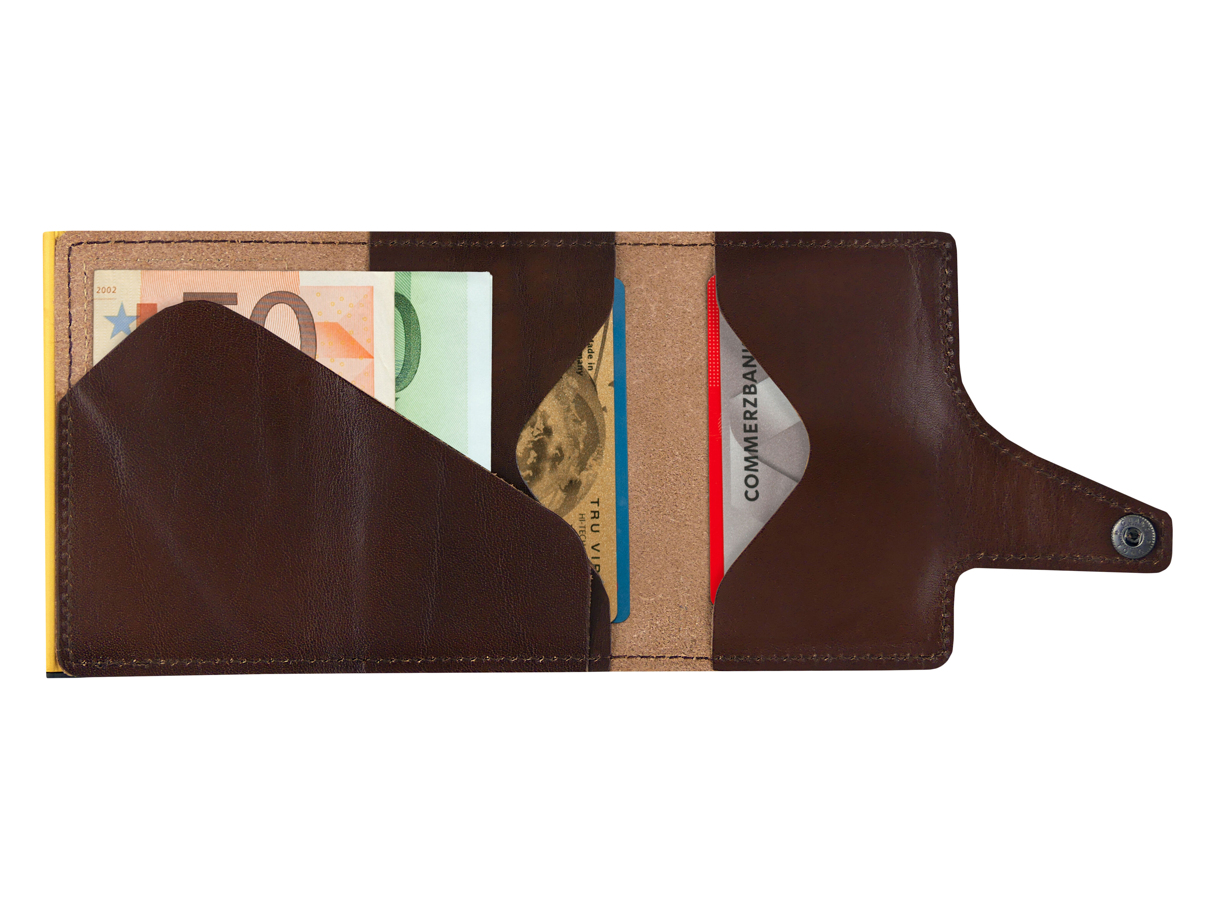 Tru Virtu Click & Slide Wallet *Special Edition* Florence Chocolate/Gold