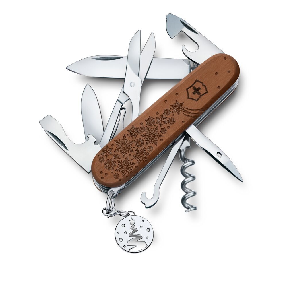 Victorinox Limited Edition Climber Wood Winter Magic, 12 Funktionen, Mittleres Taschenmesser Victorinox Limited Edition Climber Wood Winter Magic, 12 Funktionen, Mittleres Taschenmesser