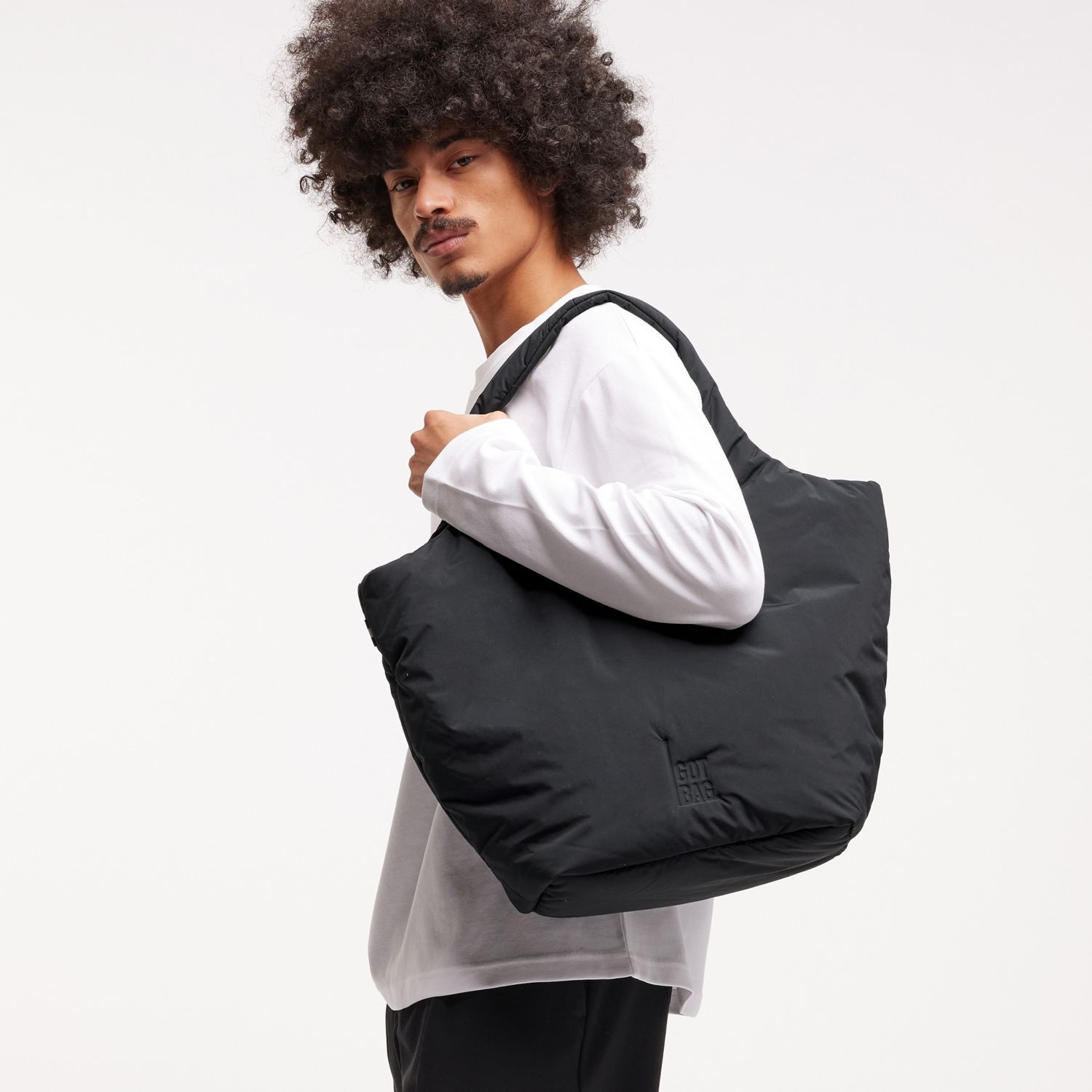 GOT BAG Cloud Tote Bag Monochrome black GOT BAG Cloud Tote Bag Monochrome black