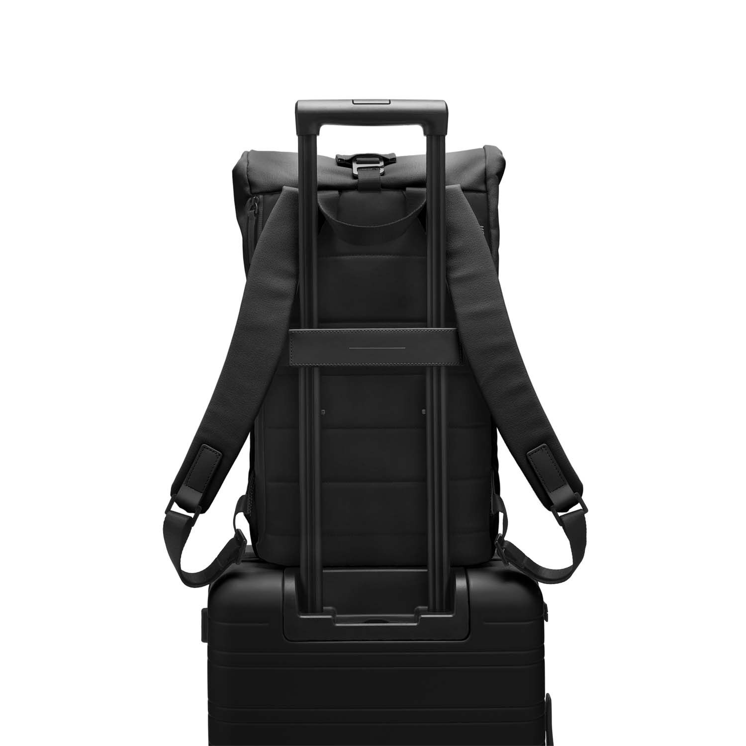 Horizn Studios SoFo Rolltop Backpack erweiterbar All Black