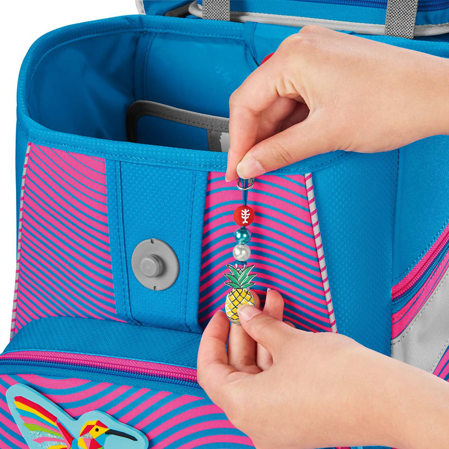 Step by Step SPACE NEON Schulranzen-Set, 5-teilig Kolibri Kaja