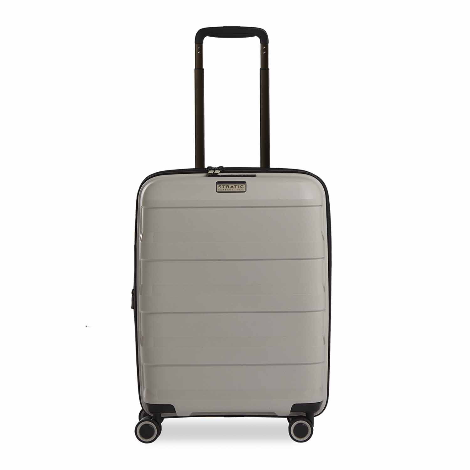 Stratic Straw + Hartschalen-Koffer S, erweiterbar beige