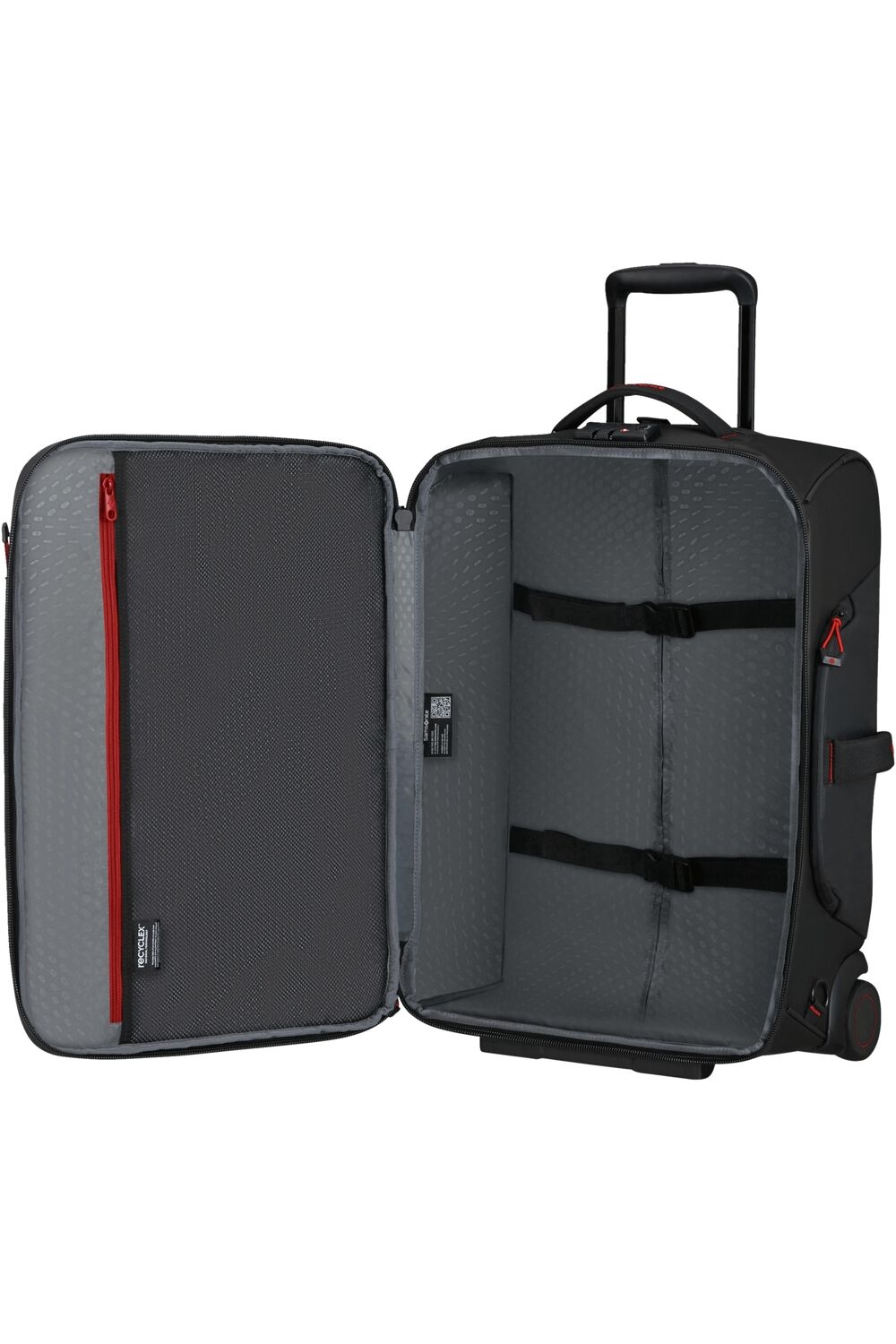 Samsonite Ecodiver Reisetasche/Rucksack mit Rollen 55cm + GRATIS HOTELGUTSCHEIN Schwarz Samsonite Ecodiver Reisetasche/Rucksack mit Rollen 55cm + GRATIS HOTELGUTSCHEIN Schwarz