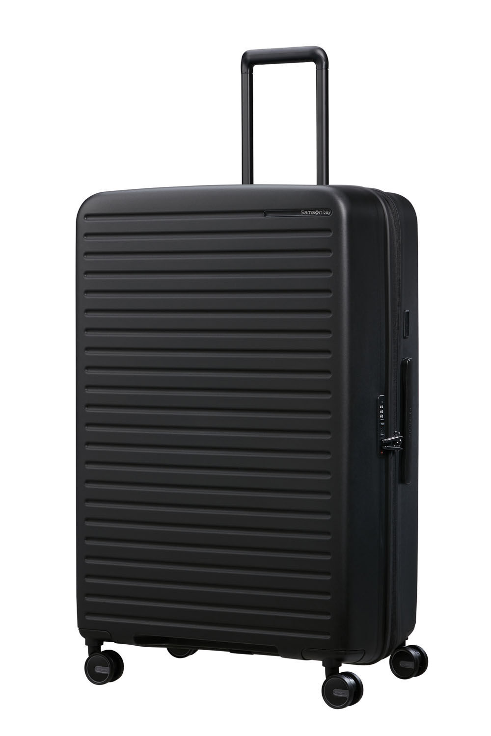 Samsonite Restackd Trolley mit 4 Rollen erweiterbar 81cm + GRATIS HOTELGUTSCHEIN Schwarz Samsonite Restackd Trolley mit 4 Rollen erweiterbar 81cm + GRATIS HOTELGUTSCHEIN Schwarz