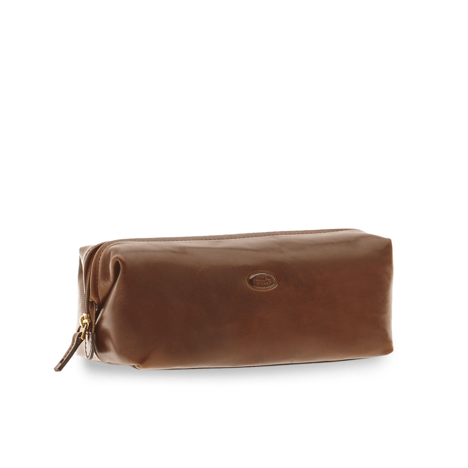 The Bridge Story Viaggio Leder-Kulturbeutel 22cm Braun/Gold