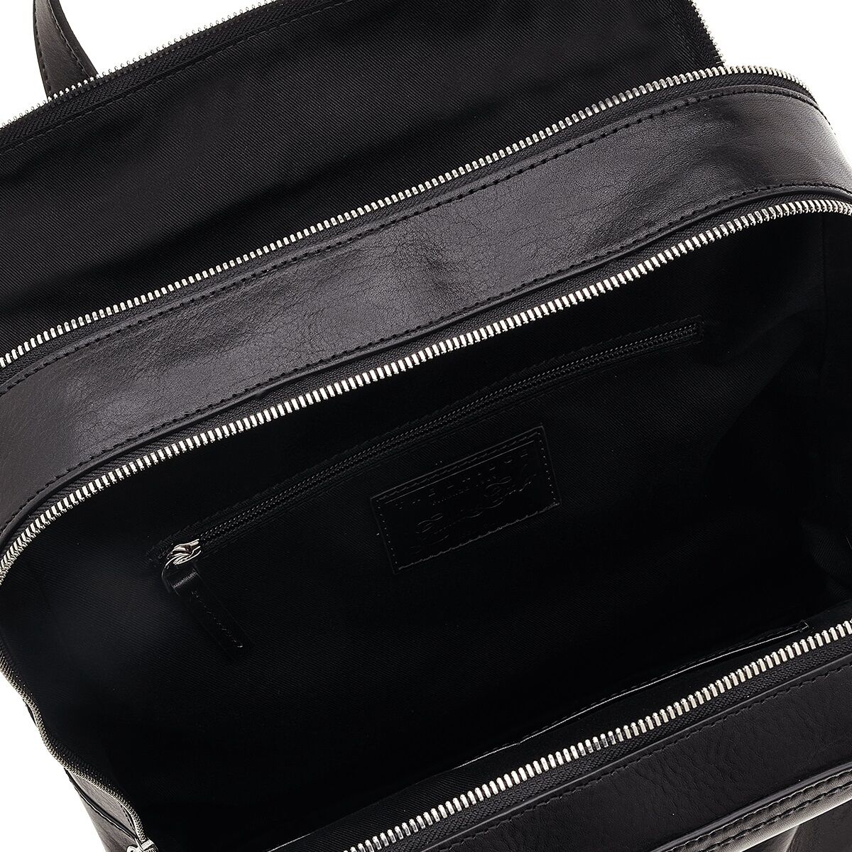 The Bridge Dante Leder-Rucksack 42cm Schwarz/Palladium/Ruthenium The Bridge Dante Leder-Rucksack 42cm Schwarz/Palladium/Ruthenium