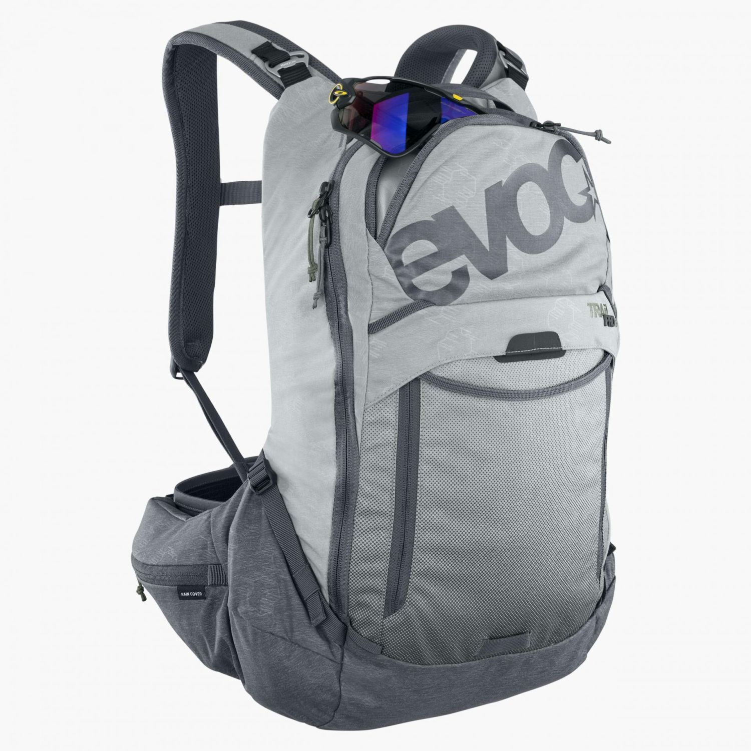 evoc Protector Backpacks Trail Pro 16 S/M Stone - Carbon Grey